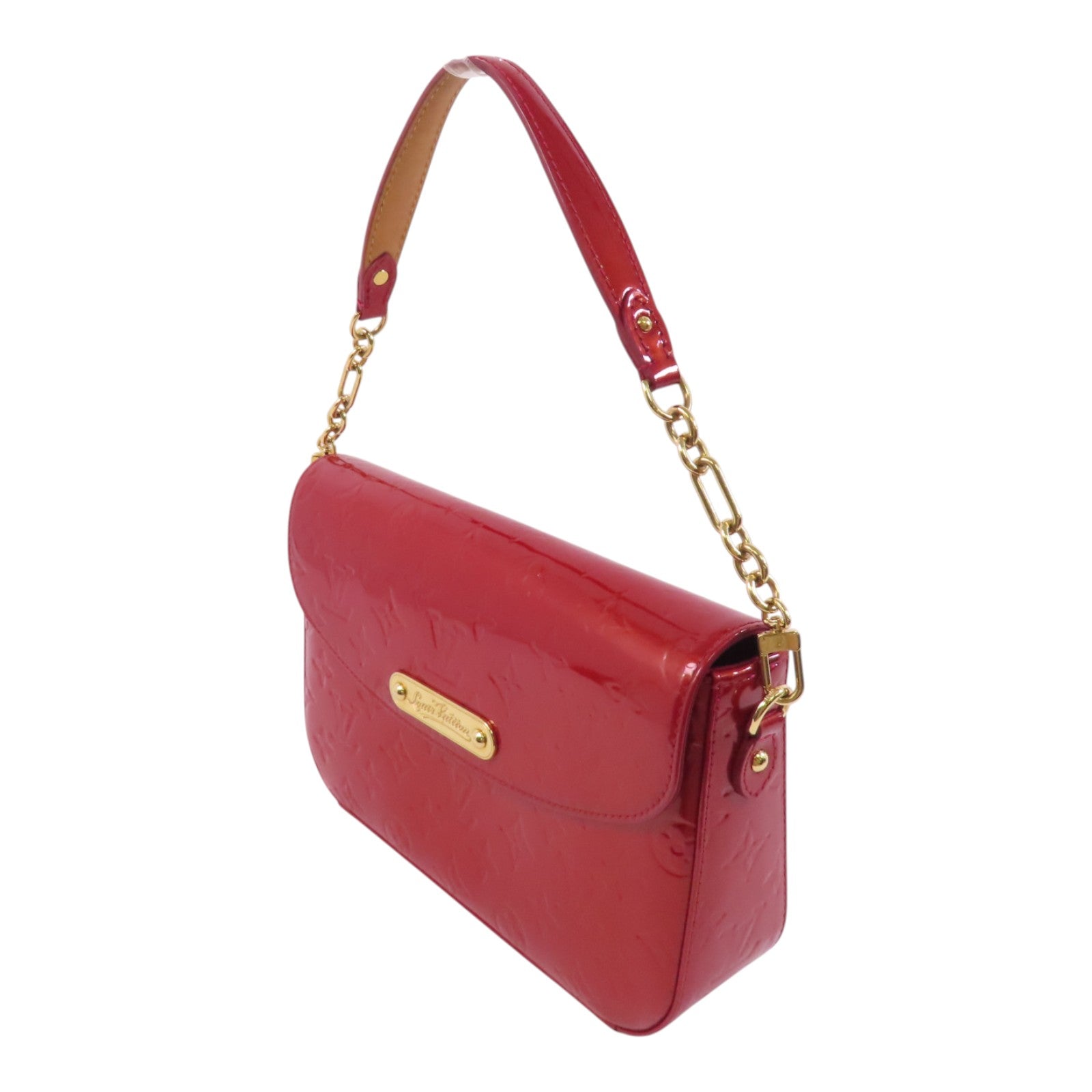 LOUIS VUITTON Monogram Vernis Rodeo Drive金扣肩背袋