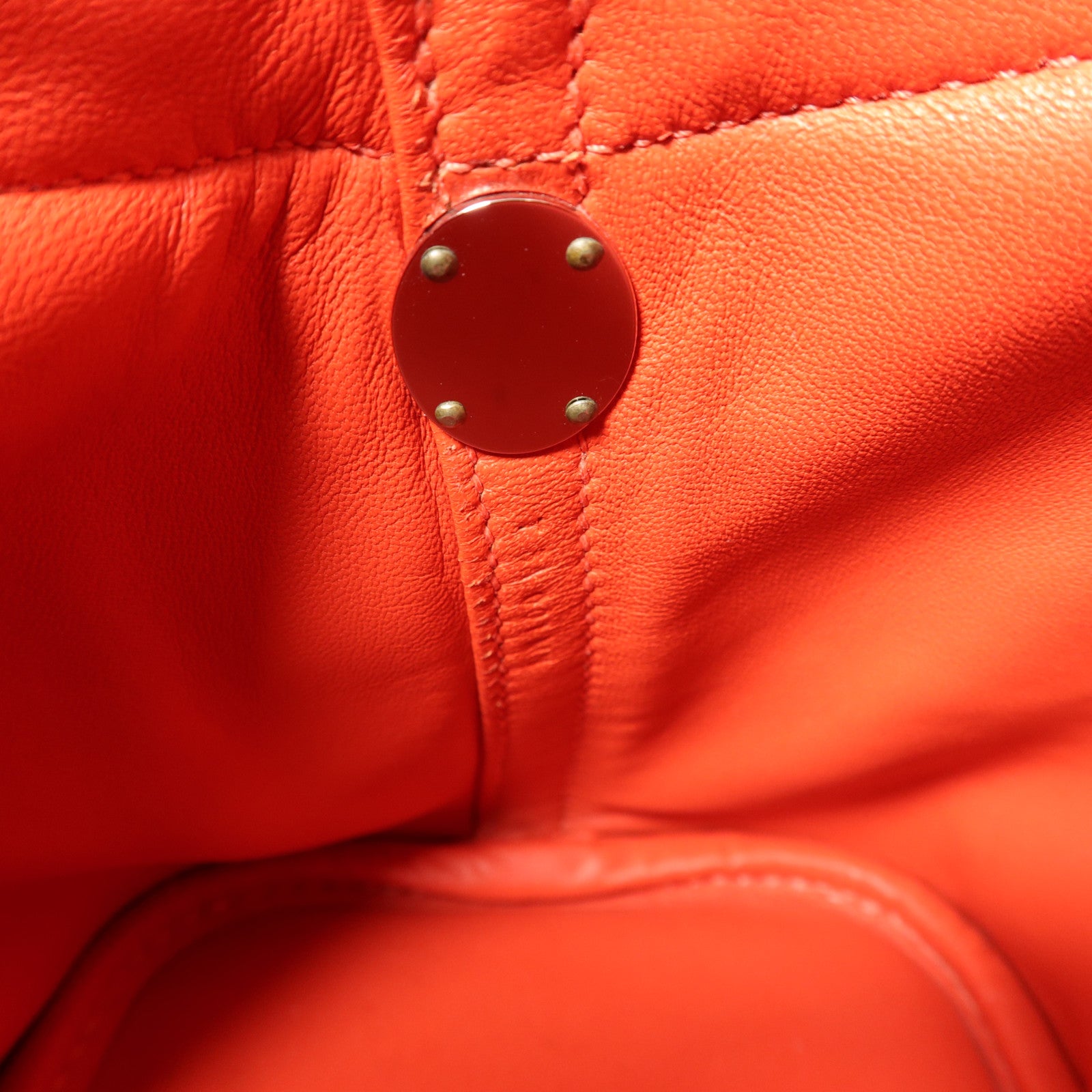 HERMES Togo皮革Bolide 31手挽袋Rouge Pivoine