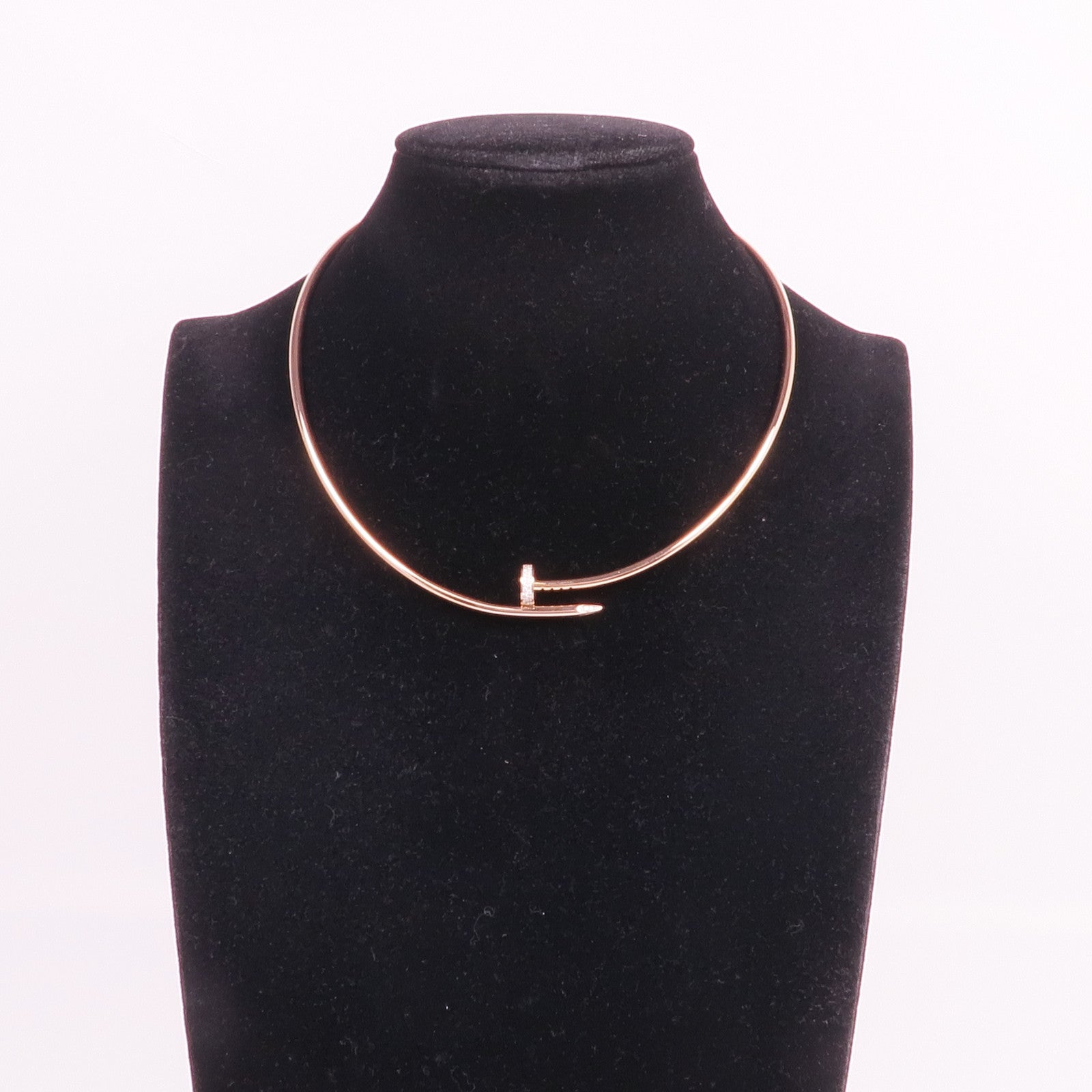 CARTIER 18K玫瑰金Juste un Clou NecklaceDiamond Necklace鑽石項鍊