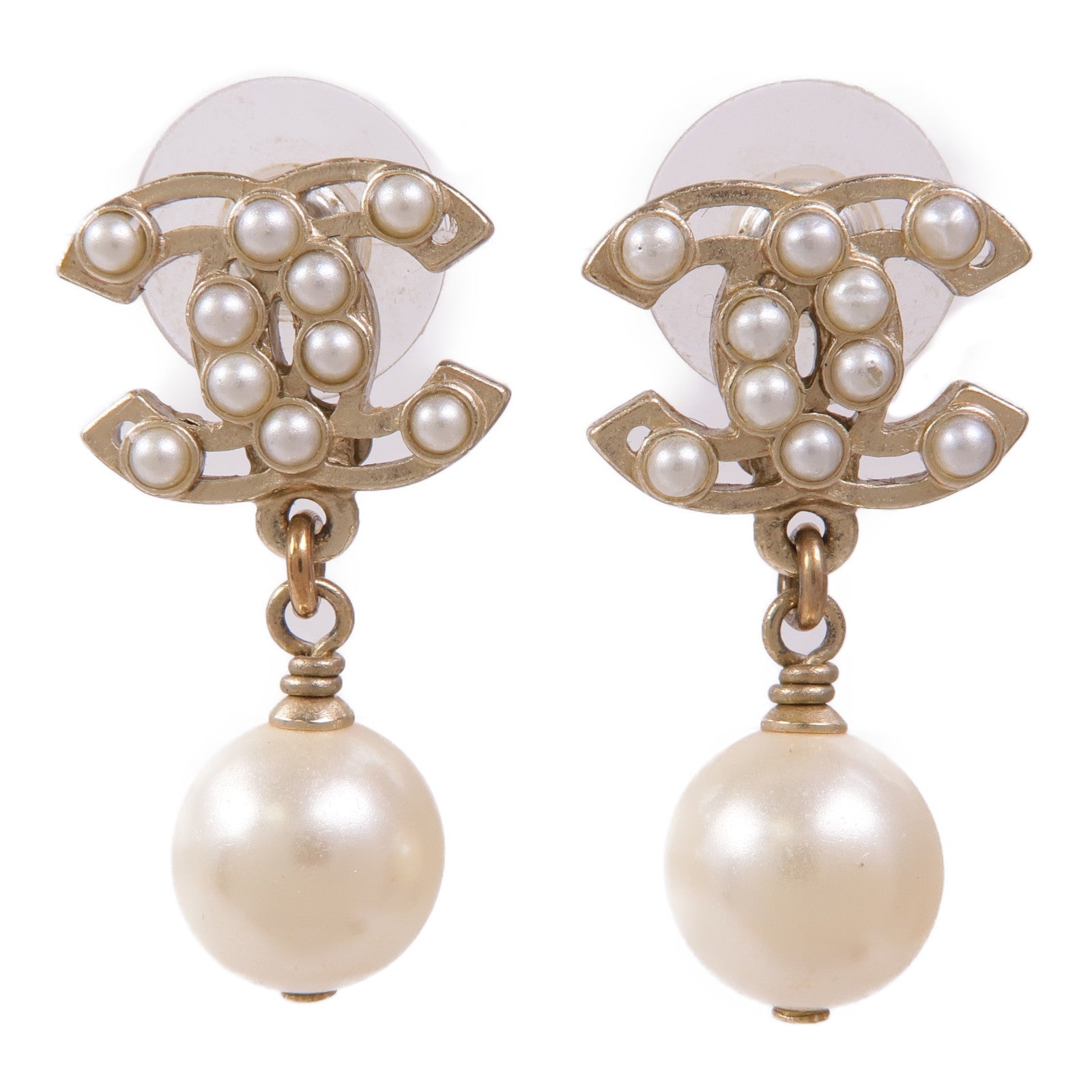 CHANEL PVC/金屬Earrings耳環