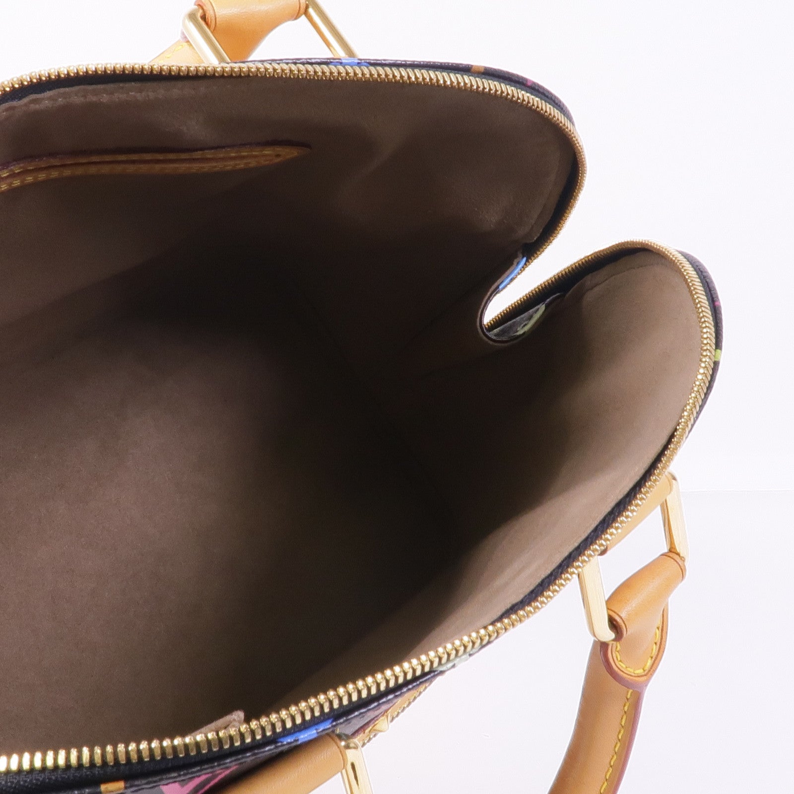 LOUIS VUITTON Monogram Multicolore Alma金扣手挽袋