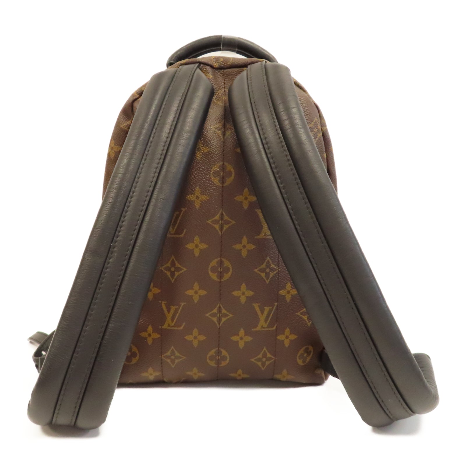 LOUIS VUITTON Monogram Reverse Palm Springs PM金扣背包啡色
