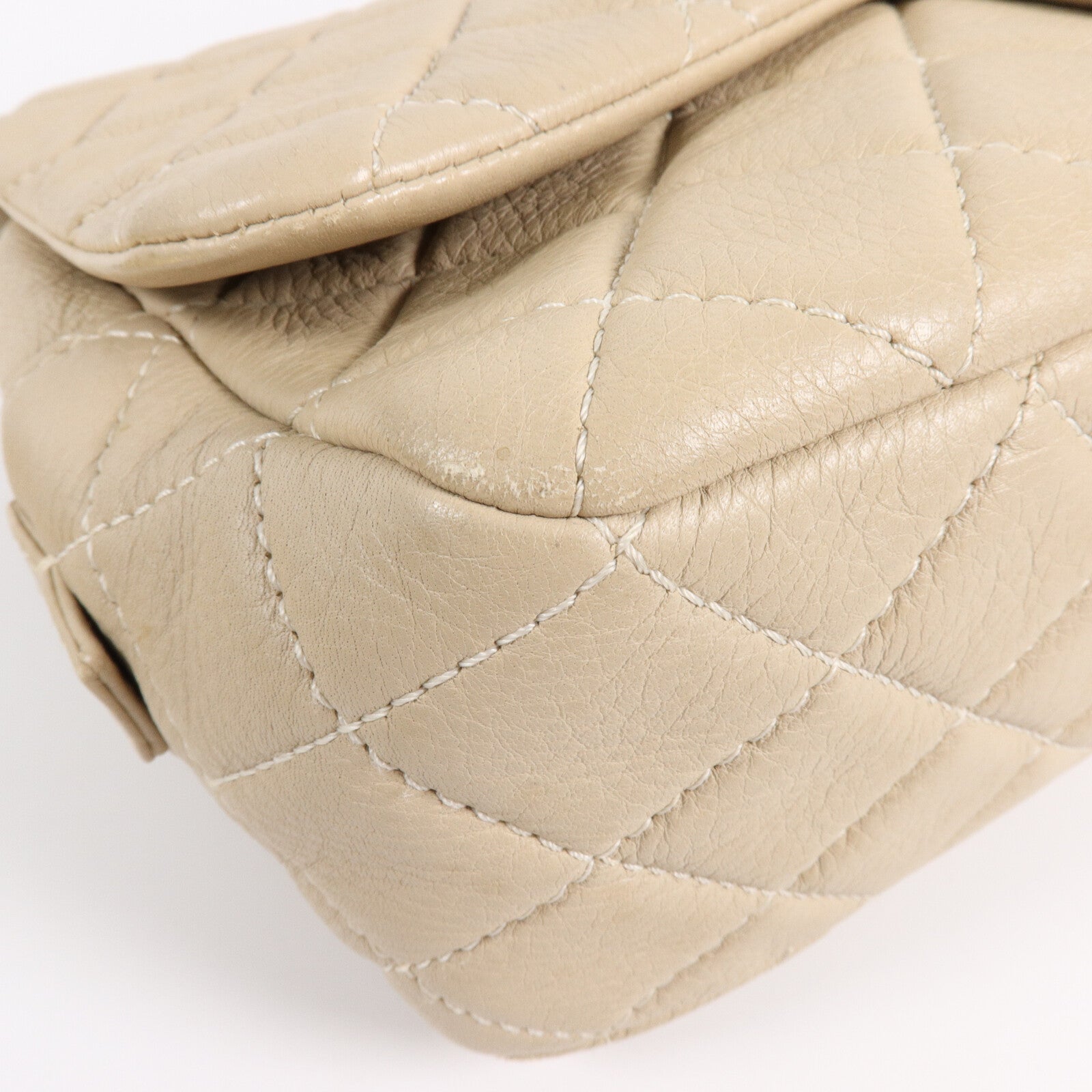 CHANEL 牛皮皮革Chain Shoulder鏈帶肩背袋