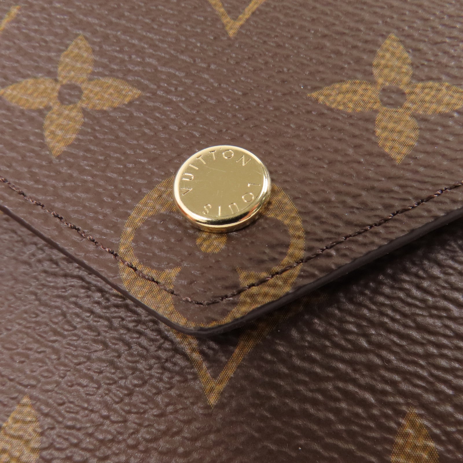 LOUIS VUITTON Monogram Victorine金扣錢包