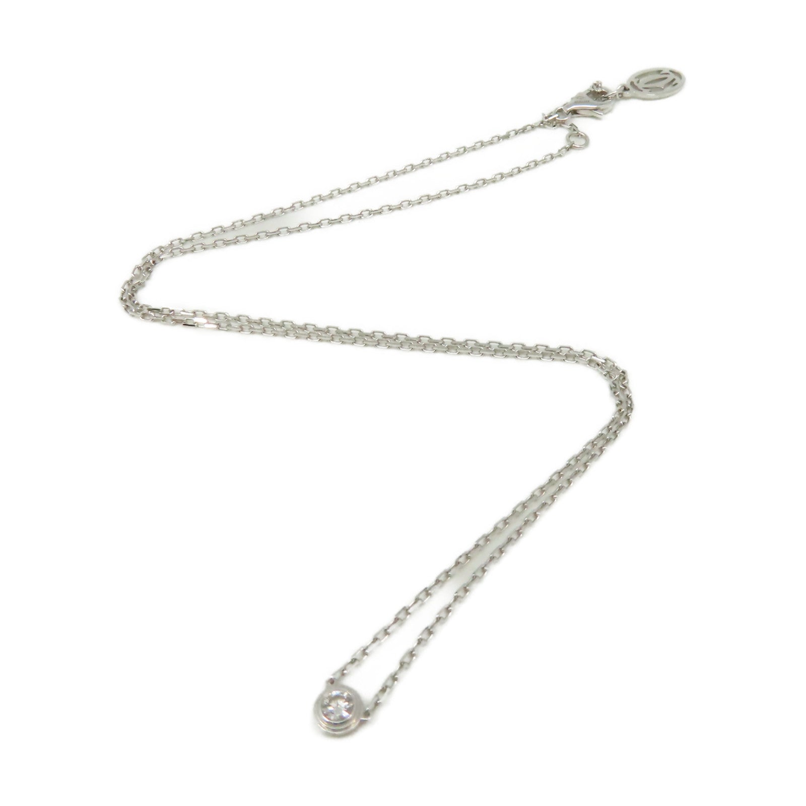 CARTIER **【激減優惠】18K白金d'Amour Necklace鑽石項鏈