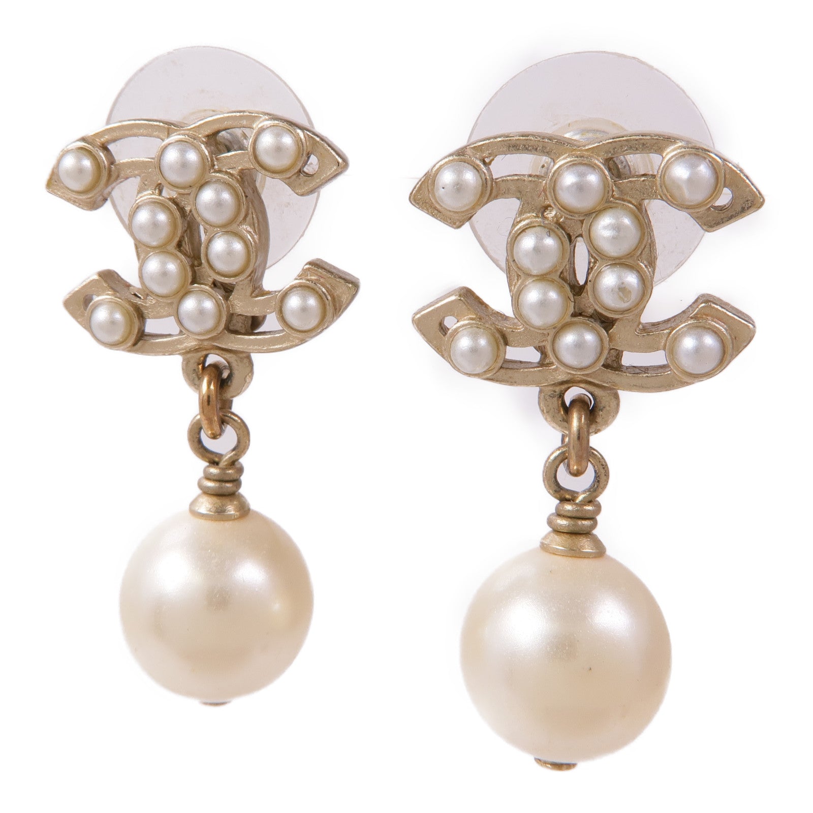 CHANEL PVC/金屬Earrings耳環