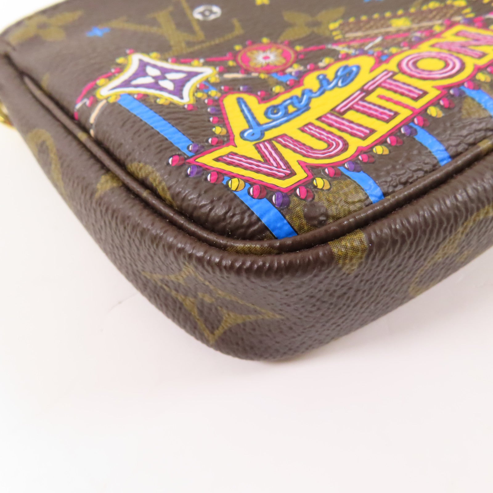 LOUIS VUITTON 【激減優惠】Monogram Mini Pochette Accessories金扣手拿包