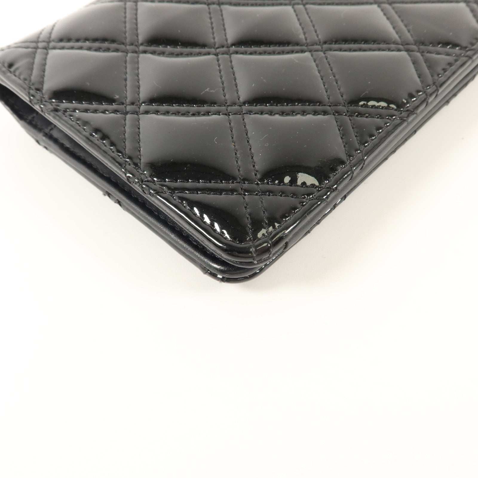 CHANEL 漆皮皮革Long Bifold Wallet長錢包