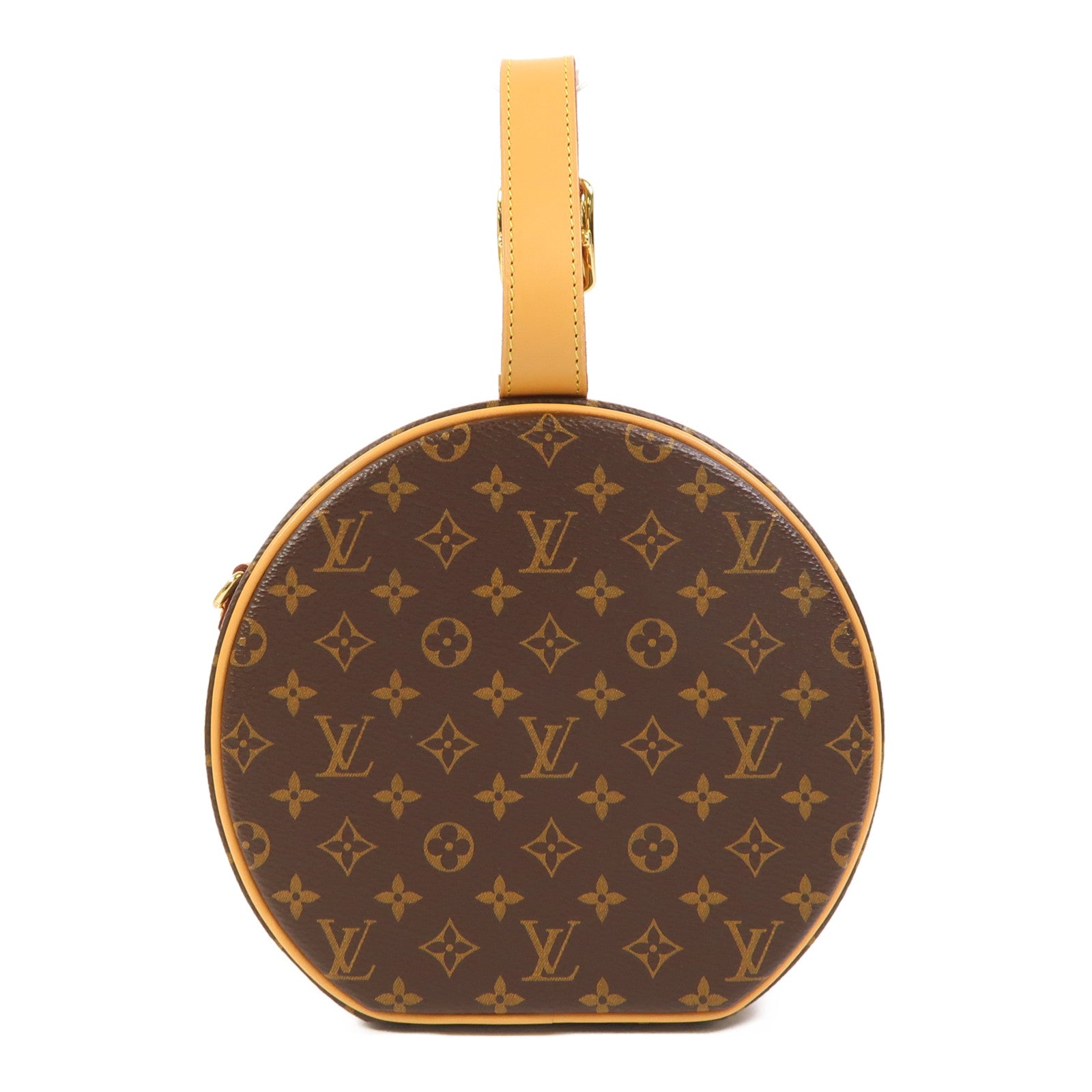 LOUIS VUITTON Monogram Petite Boite Chapeau金扣手挽肩背兩用袋