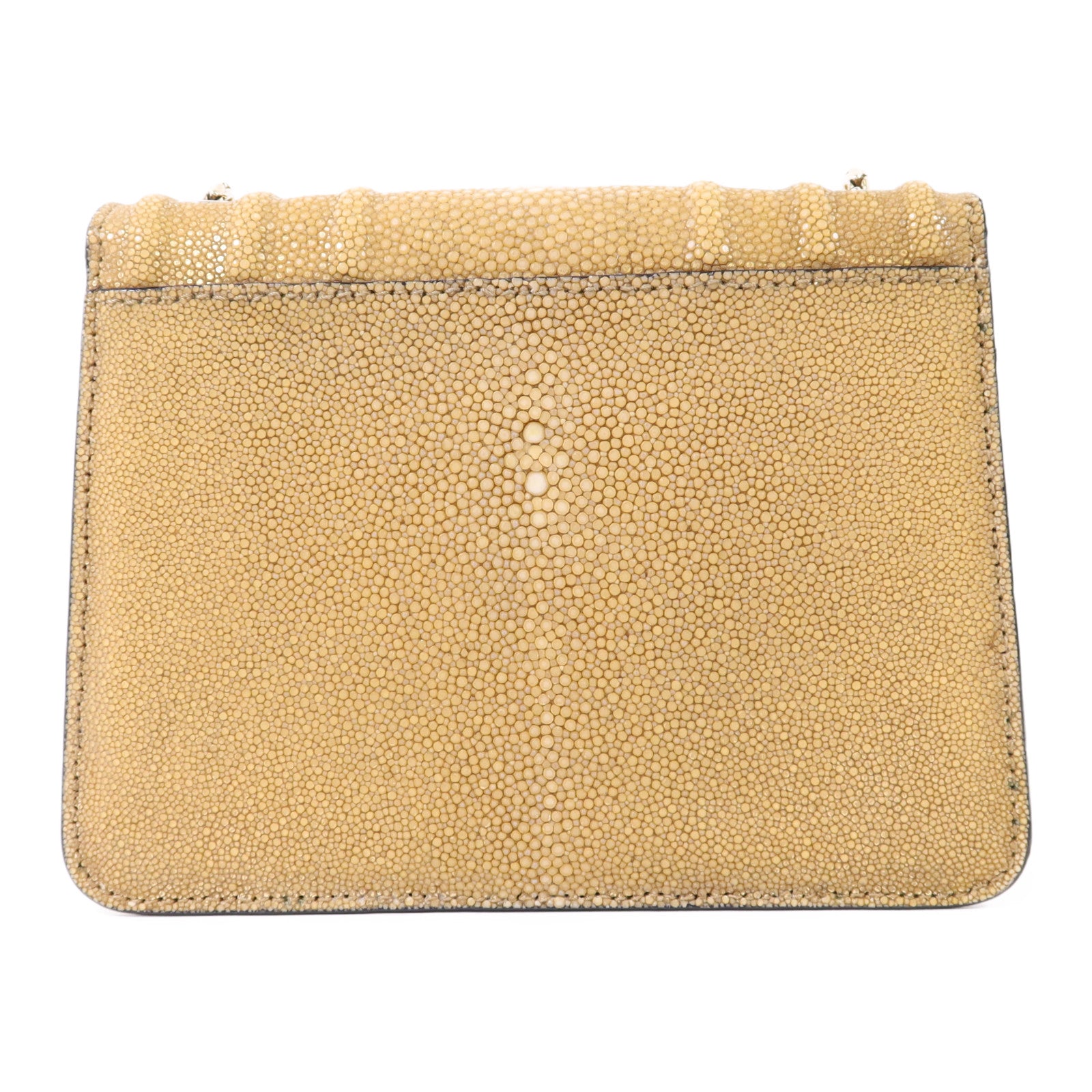 BVLGARI 魔鬼魚皮革Serpenti Forever金扣鏈帶肩背袋