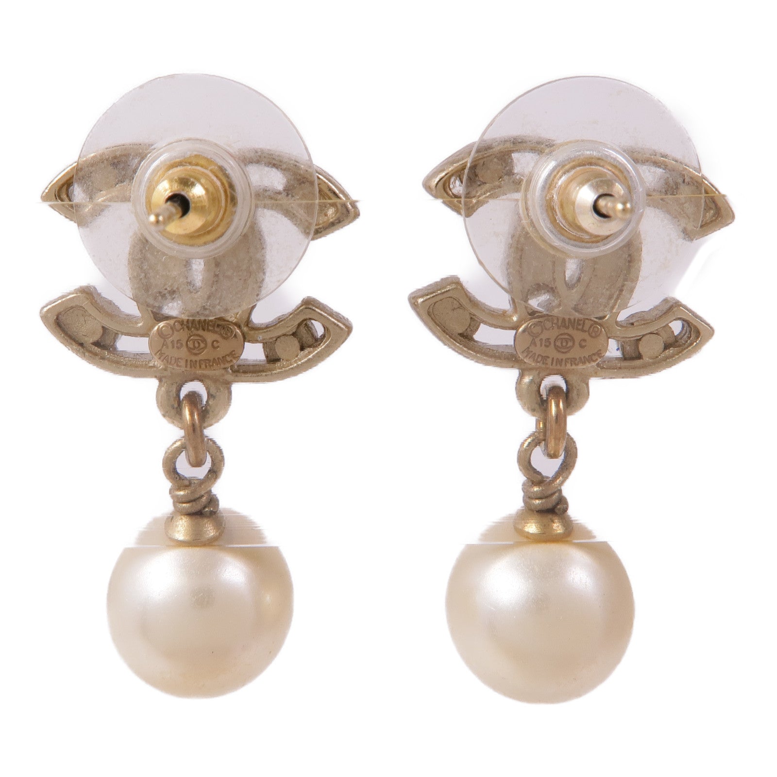 CHANEL PVC/金屬Earrings耳環