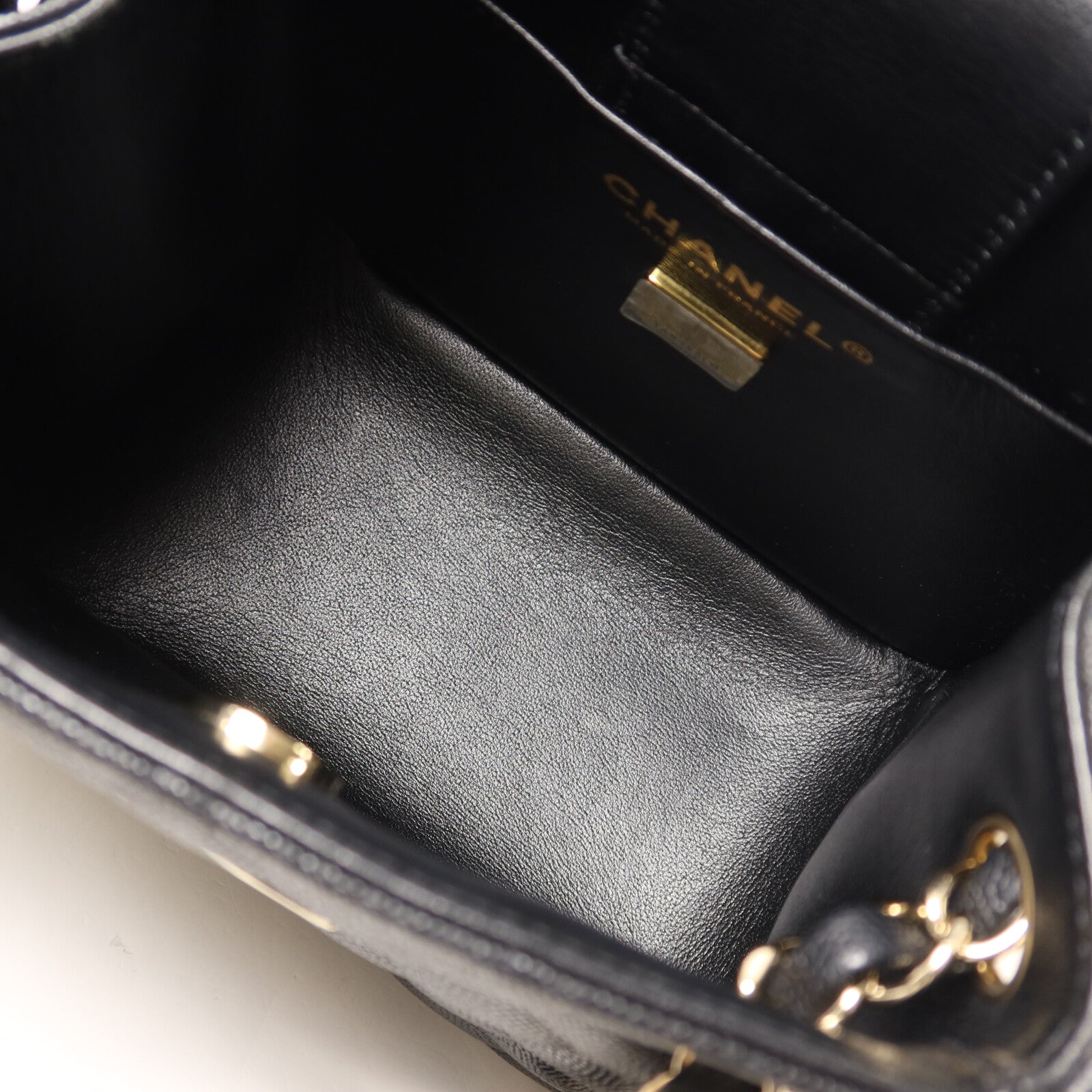 CHANEL 牛皮皮革Chain Shoulder鏈帶肩背袋
