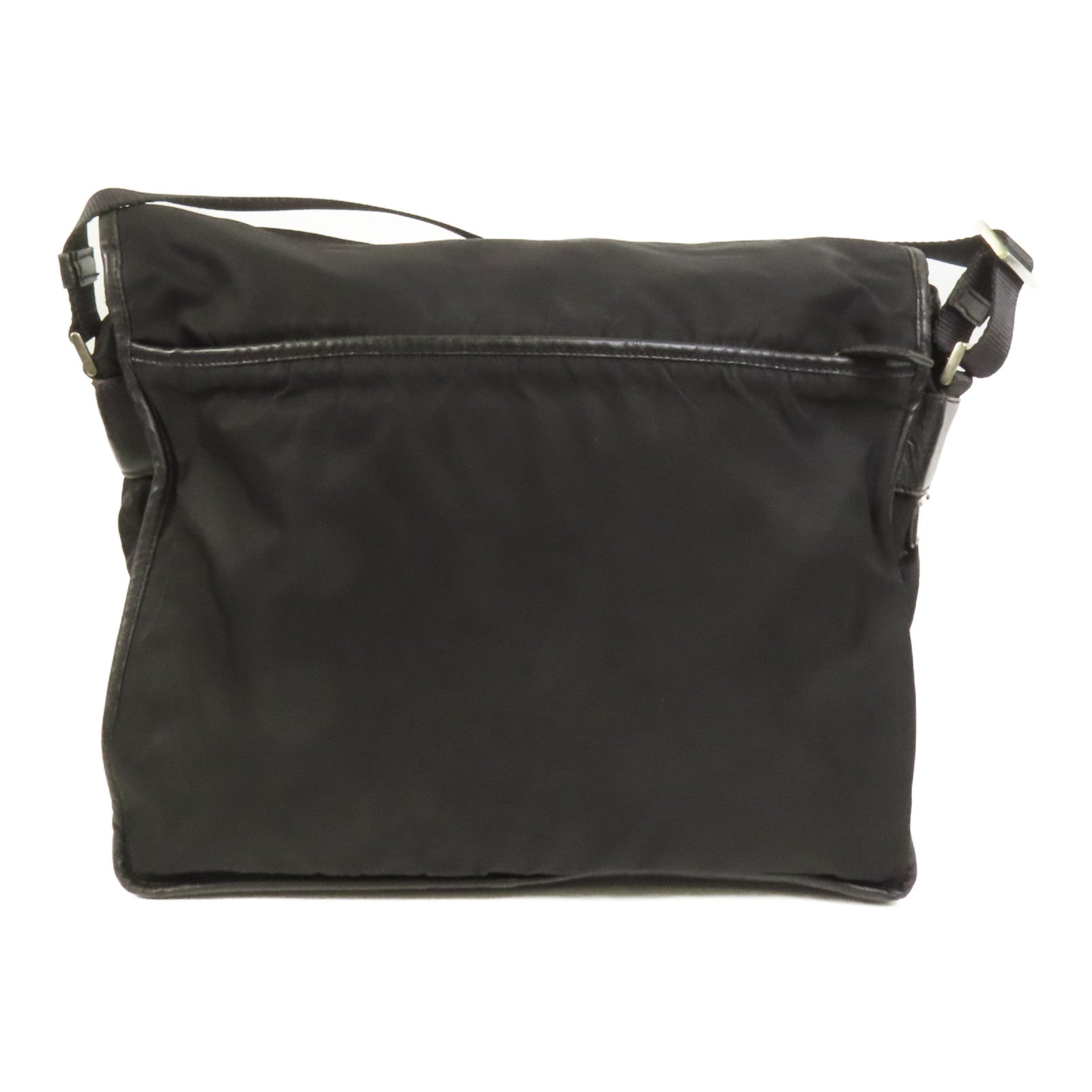 PRADA 尼龍Shoulder Bag銀扣肩背袋