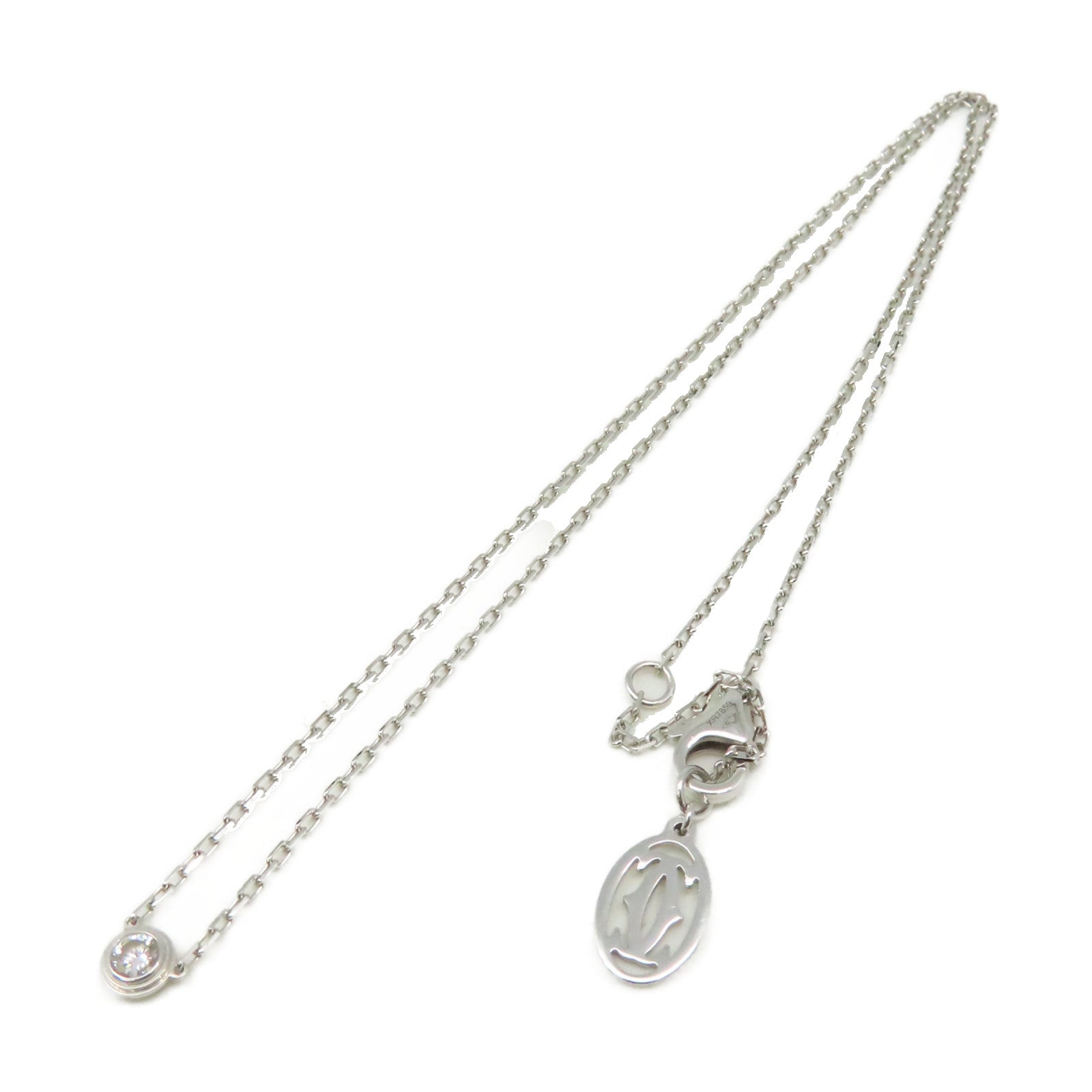 CARTIER **【激減優惠】18K白金d'Amour Necklace鑽石項鏈