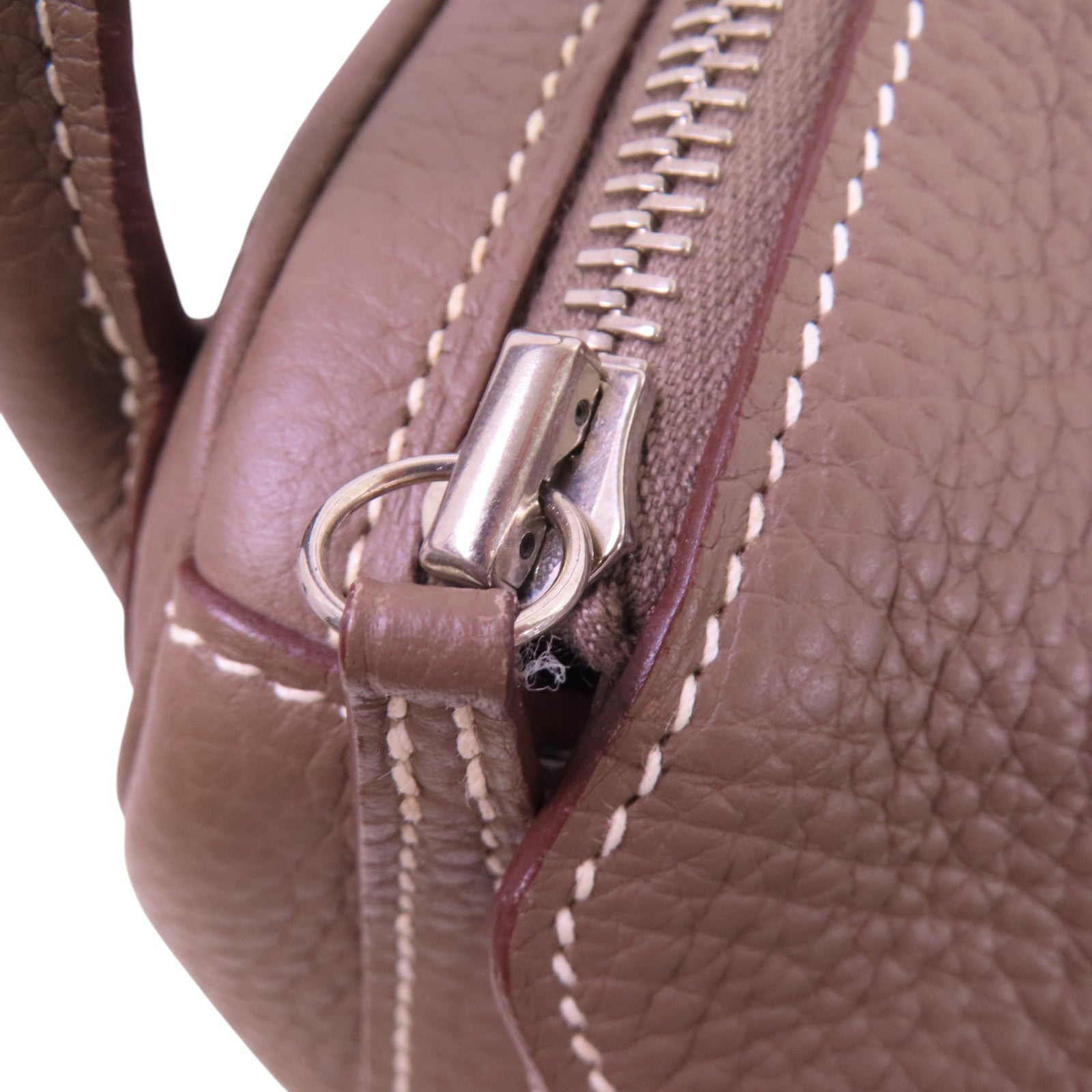 HERMES Clemence皮革Lindy 30 Shoulder Bag銀扣肩背袋