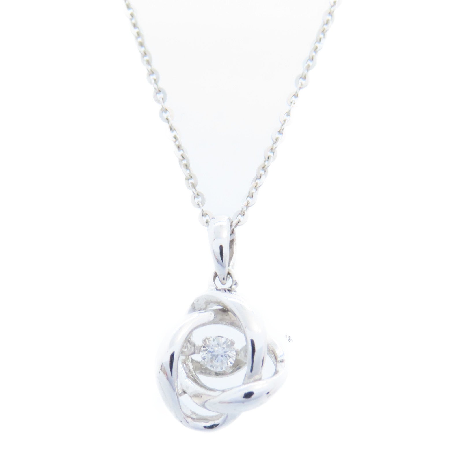 JEWELRY Diamond Necklace 18K White Gold