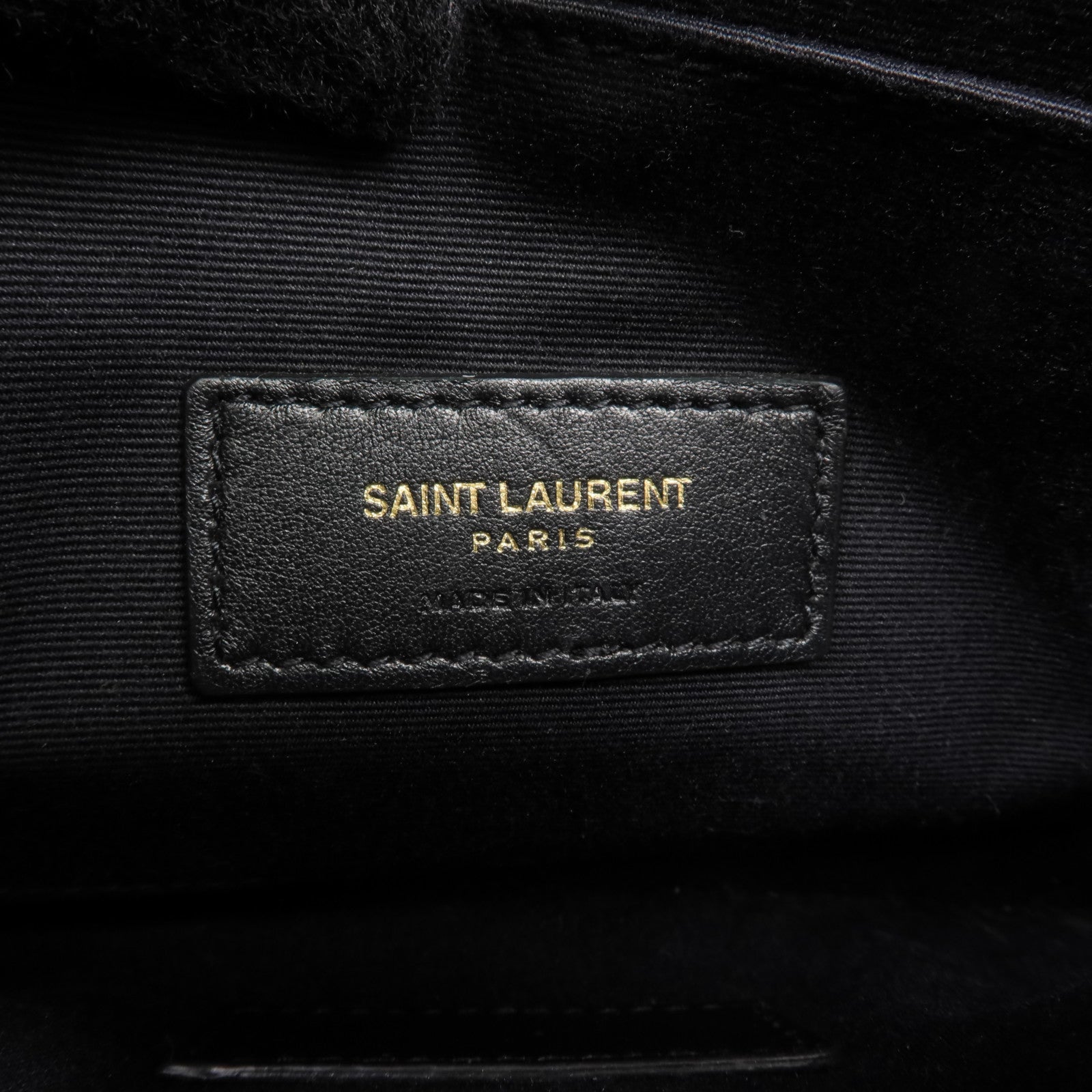 SAINT LAURENT 牛皮皮革Bill Large Pouch金扣手拿包