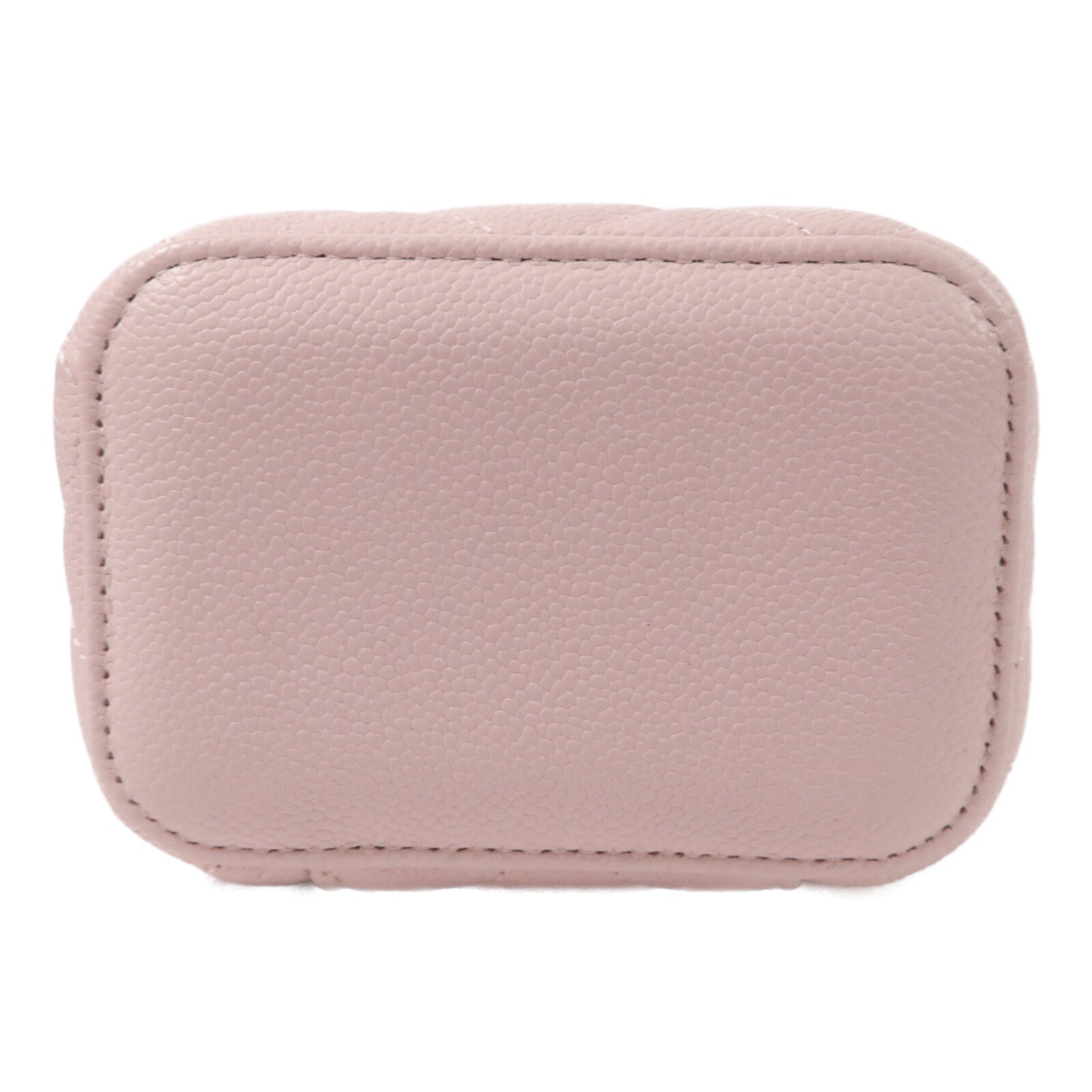 CHANEL Grained Calfskin Mini Vanity Shoulder鏈帶肩背袋