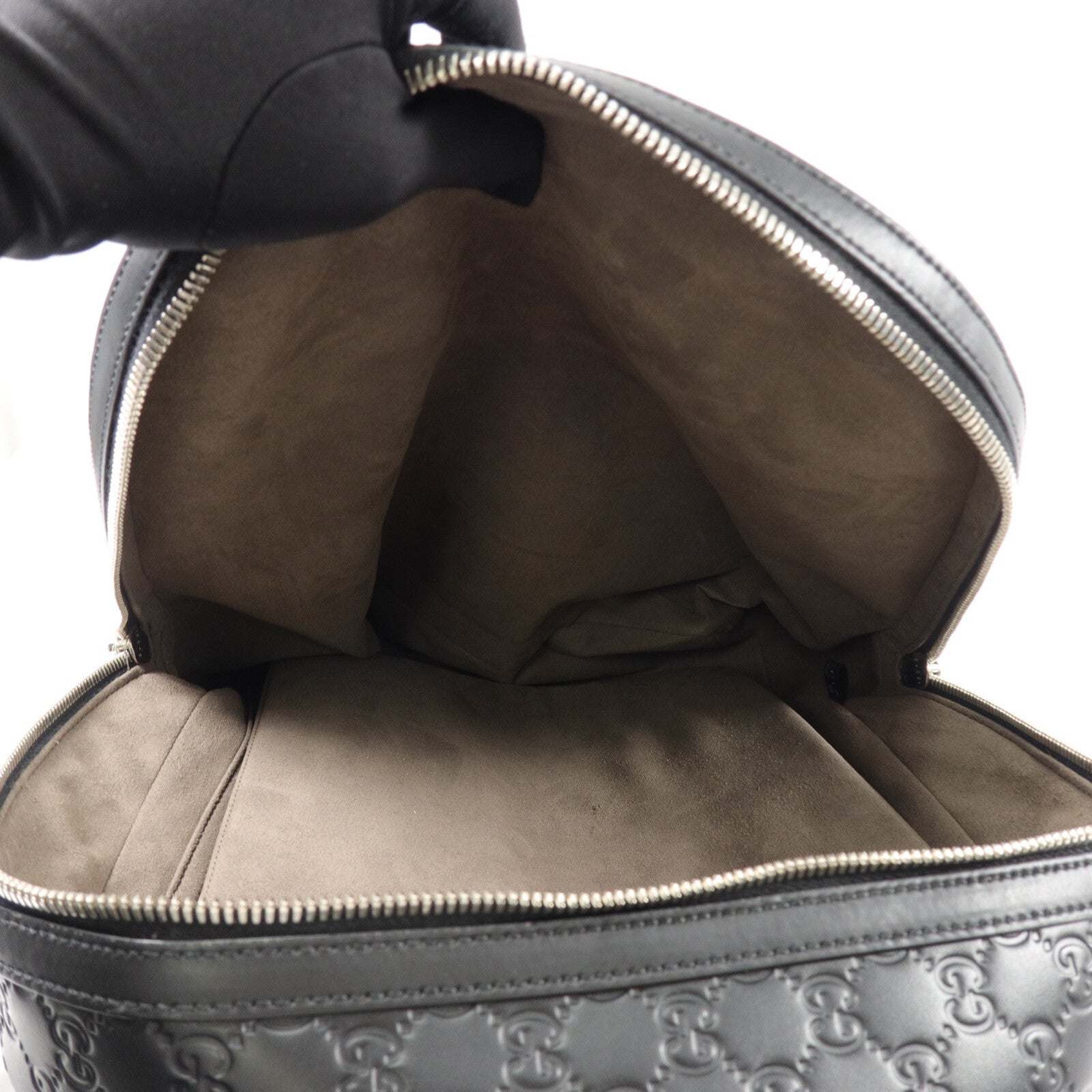 GUCCI 牛皮皮革Guccissima Backpack背包