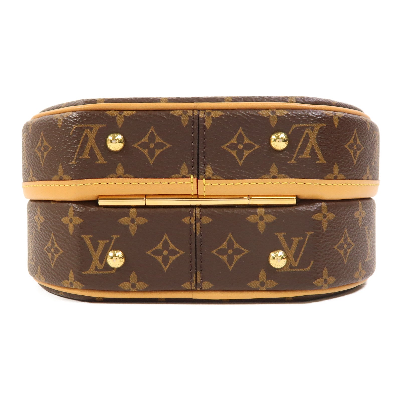 LOUIS VUITTON Monogram Petite Boite Chapeau金扣手挽肩背兩用袋