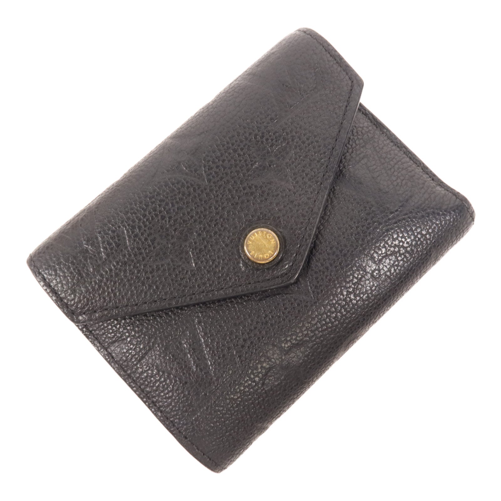 LOUIS VUITTON Monogram Empreinte Portefeuille Victorine金扣錢包