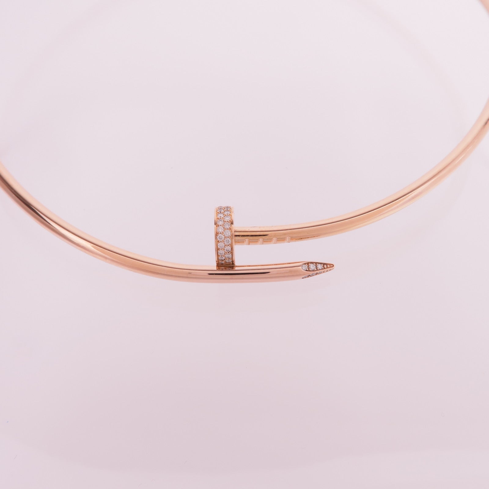 CARTIER 18K玫瑰金Juste un Clou NecklaceDiamond Necklace鑽石項鍊