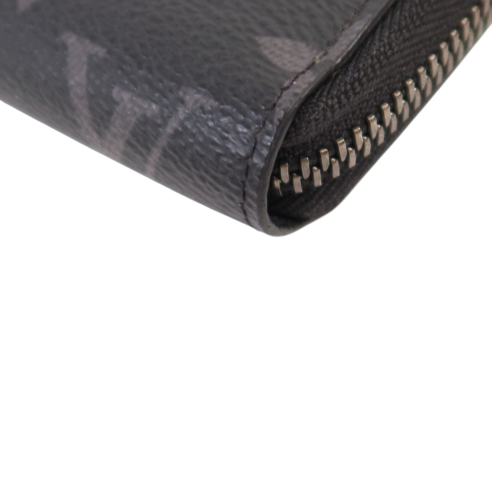 LOUIS VUITTON Monogram Eclipse Zippy Wallet Horizontal銀扣長錢包