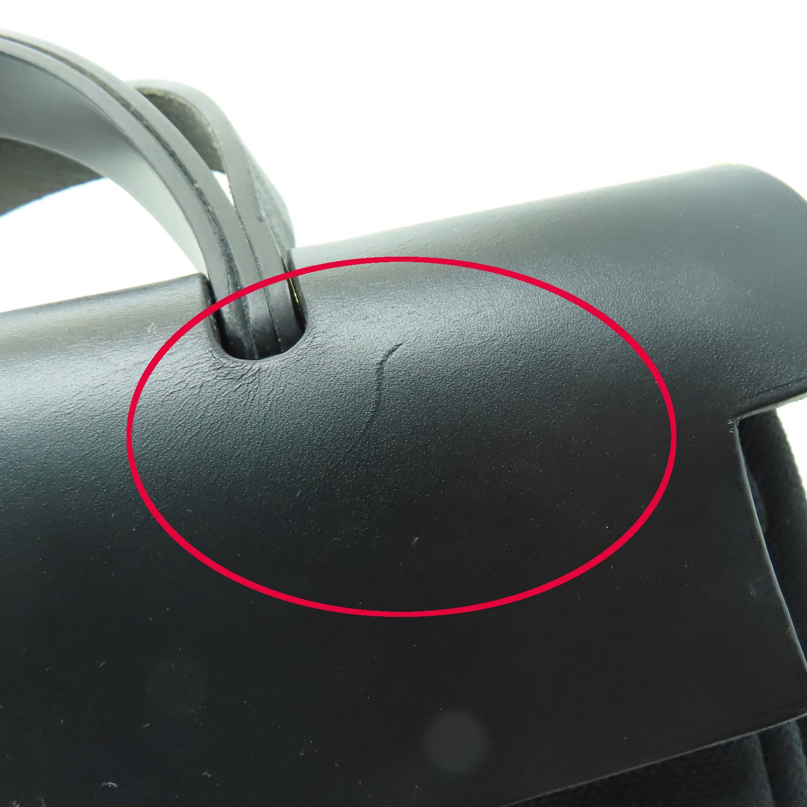 HERMES 【激減優惠】帆布Herbag PM金扣手挽肩背兩用袋黑色