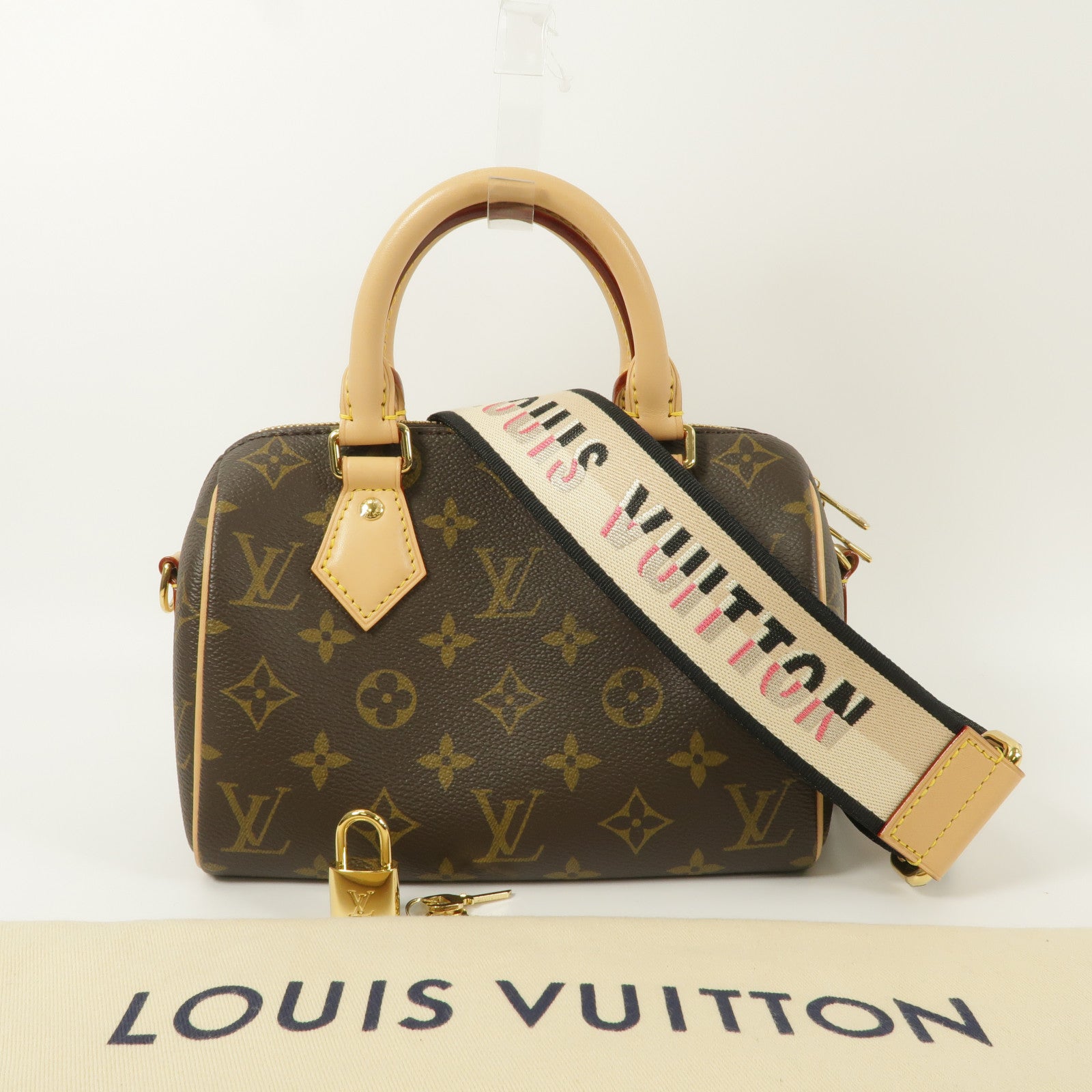 LOUIS VUITTON Monogram Speedy Bandouliere 20手挽肩背兩用袋