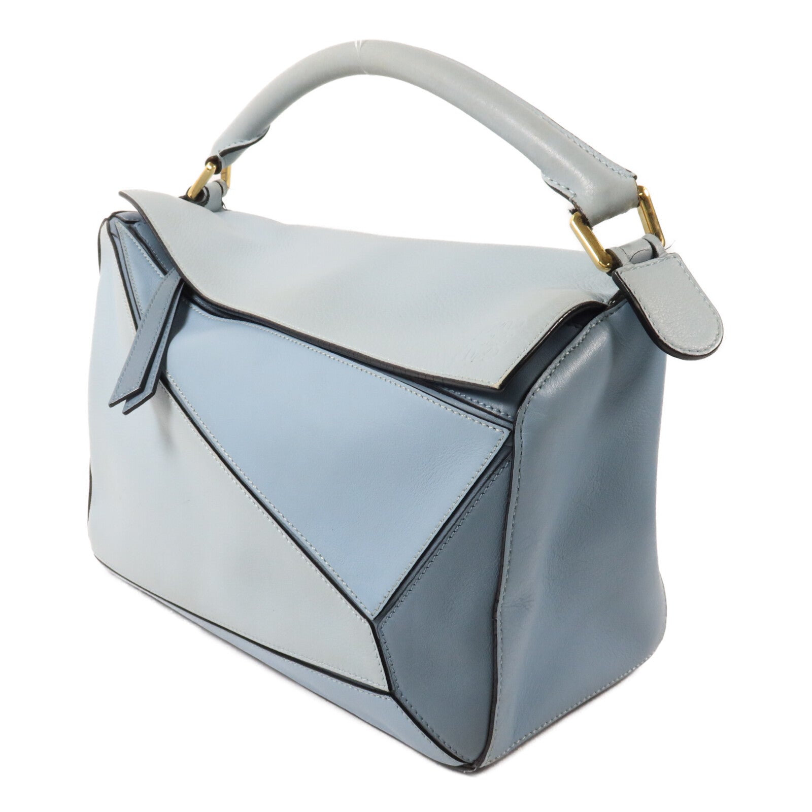 LOEWE 牛皮皮革Puzzle Medium手挽肩背兩用袋