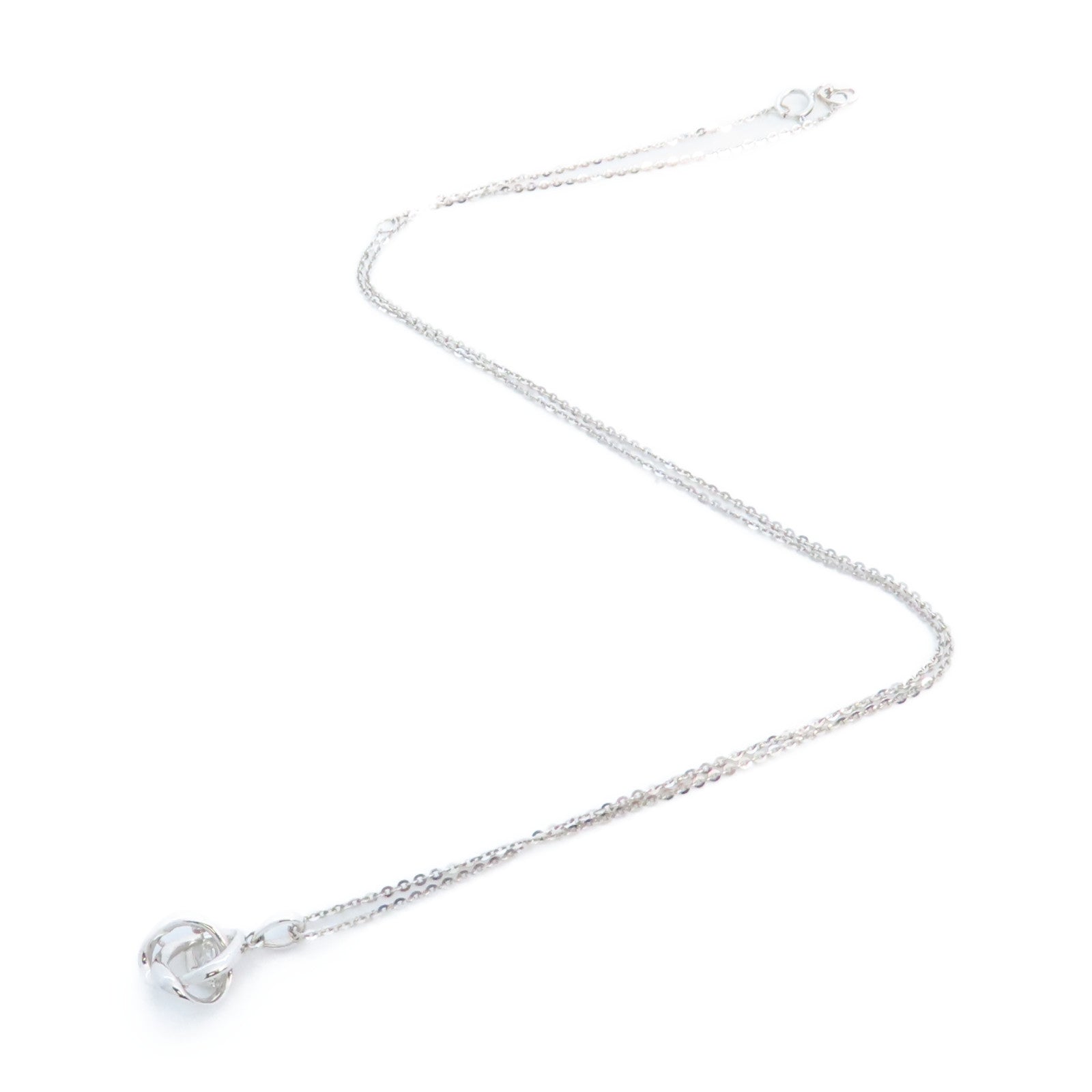 JEWELRY Diamond Necklace 18K White Gold