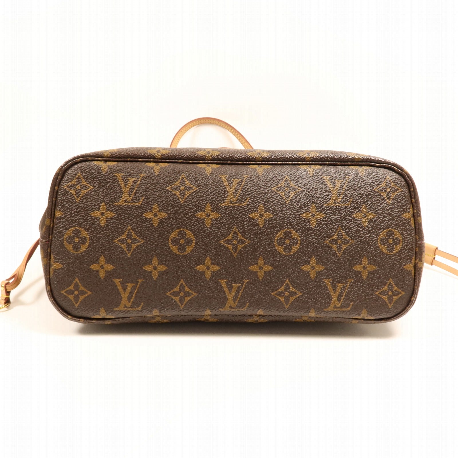 LOUIS VUITTON Monogram Neverfull PM金扣手挽袋