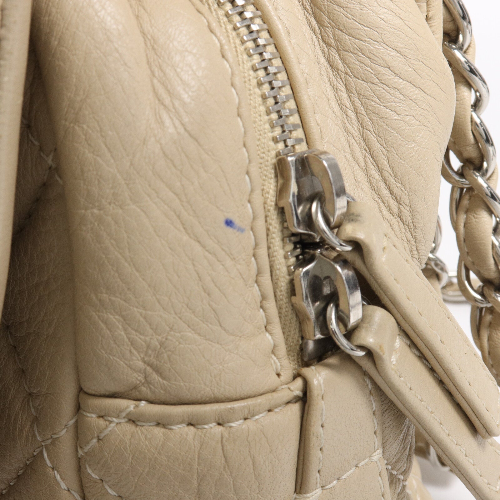 CHANEL 牛皮皮革Chain Shoulder鏈帶肩背袋