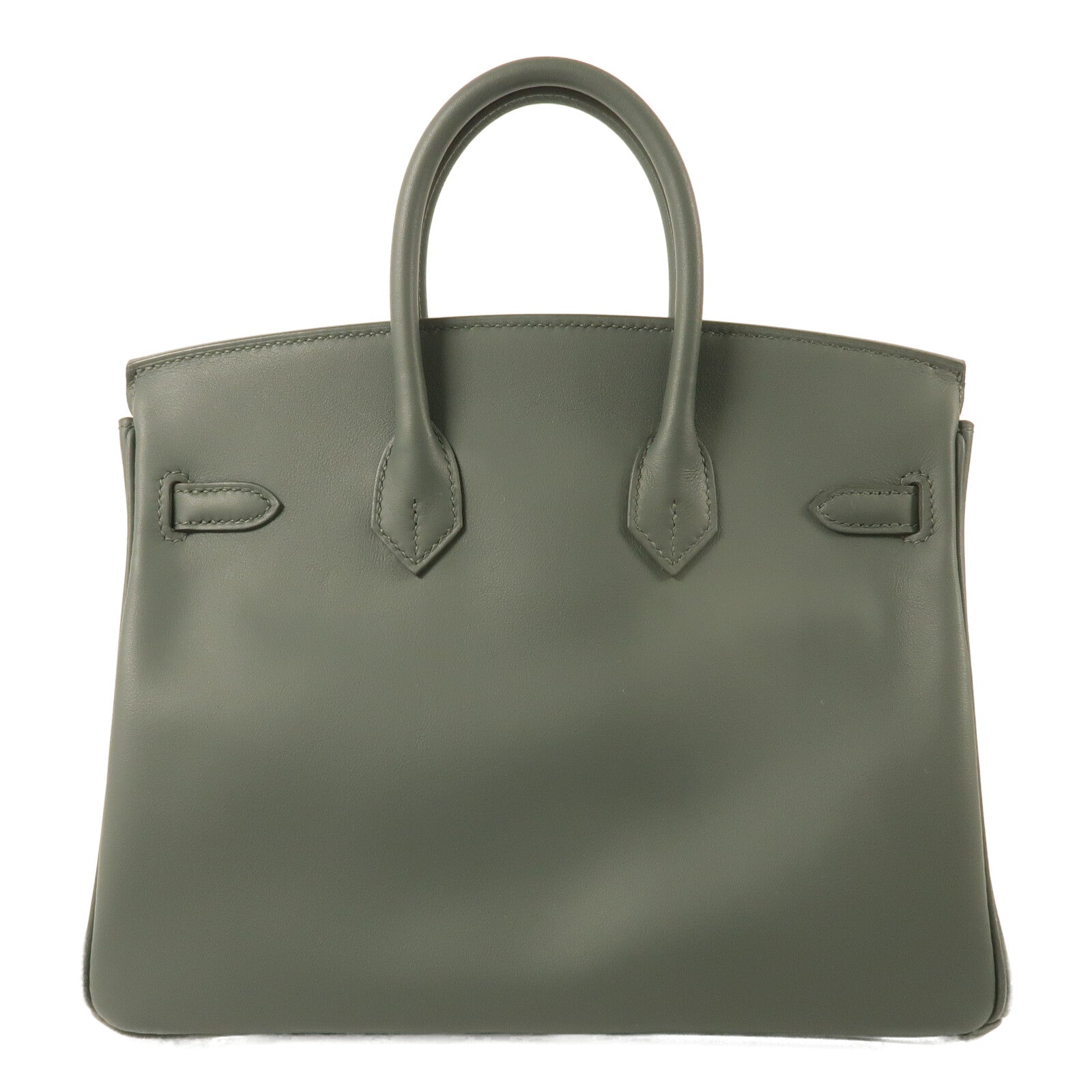 HERMES Swift皮革Birkin 25手挽袋Vert Mangrove