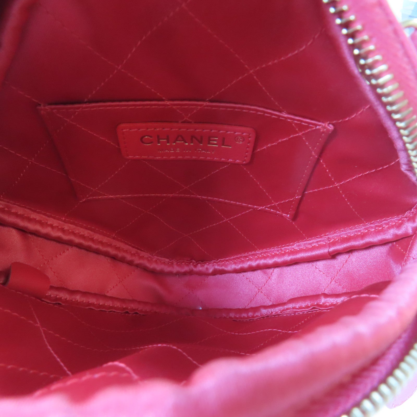CHANEL 【激減優惠】菱格羊皮皮革Rhombus Chain Shoulder Bag金扣鏈帶肩背袋粉紅色