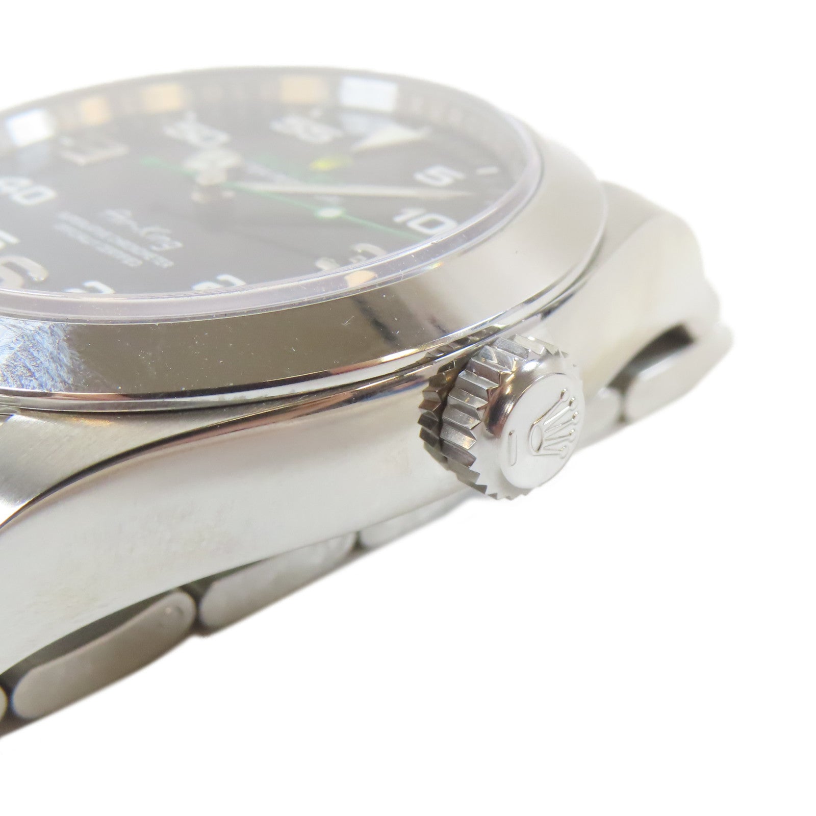 ROLEX Air king不鏽鋼手錶自動機芯黑色