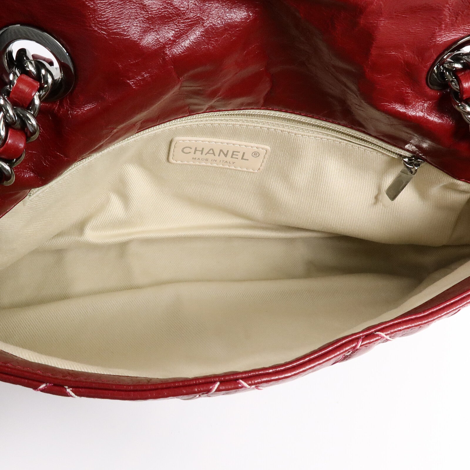 CHANEL 牛皮皮革Shoulder Bag鏈帶肩背袋