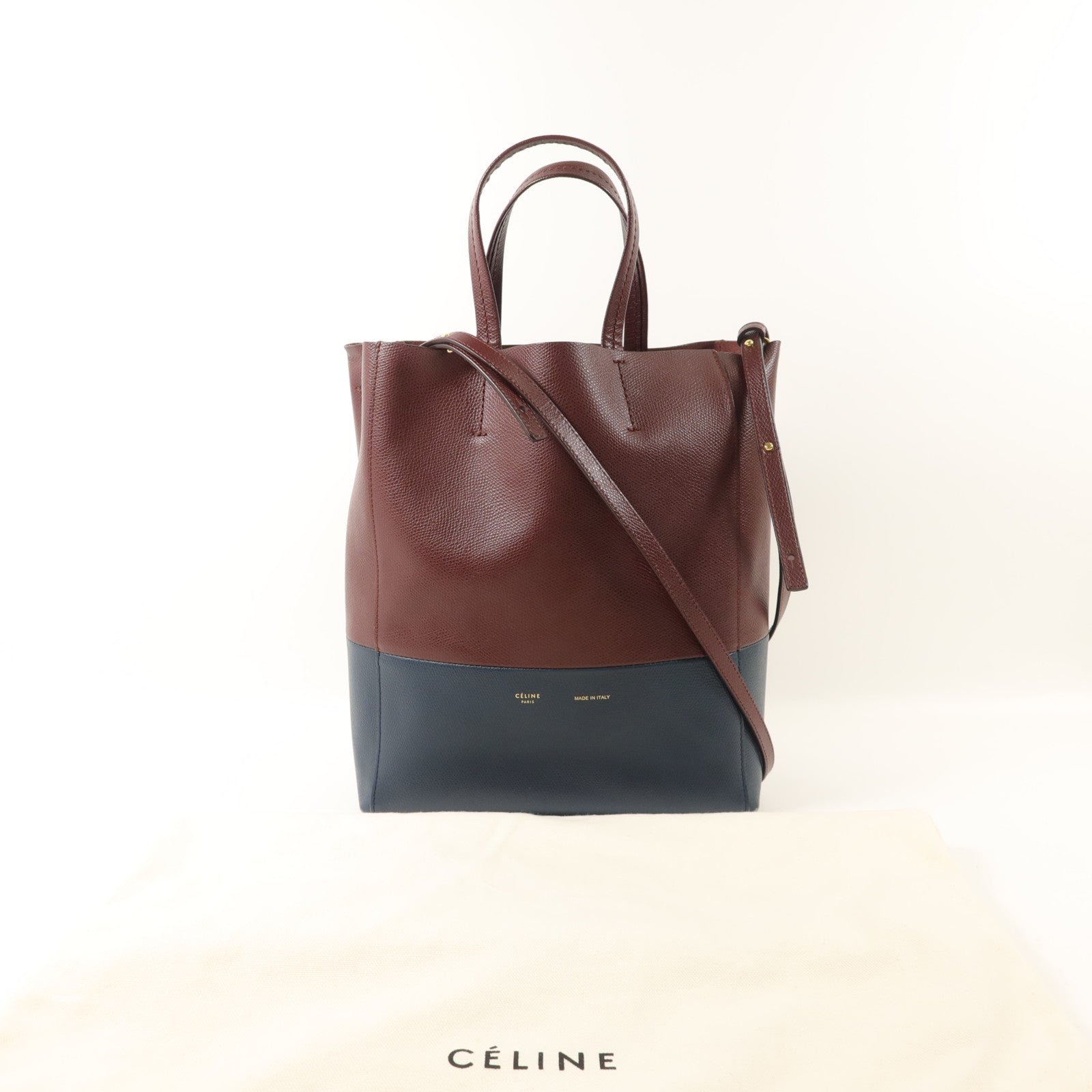 CELINE 牛皮皮革Small Vertical Cabas手挽肩背兩用袋