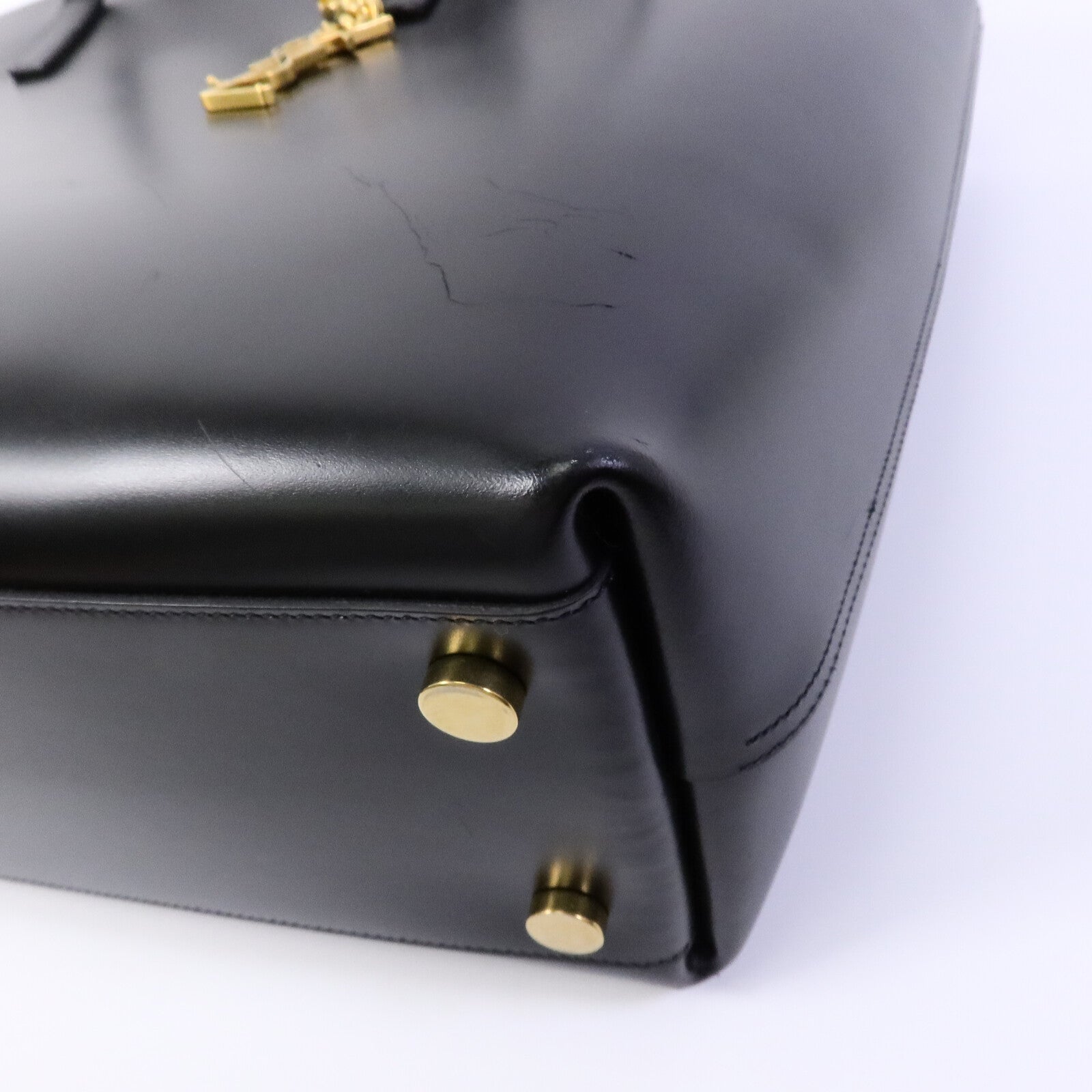 SAINT LAURENT 牛皮皮革Tote Bag手挽袋