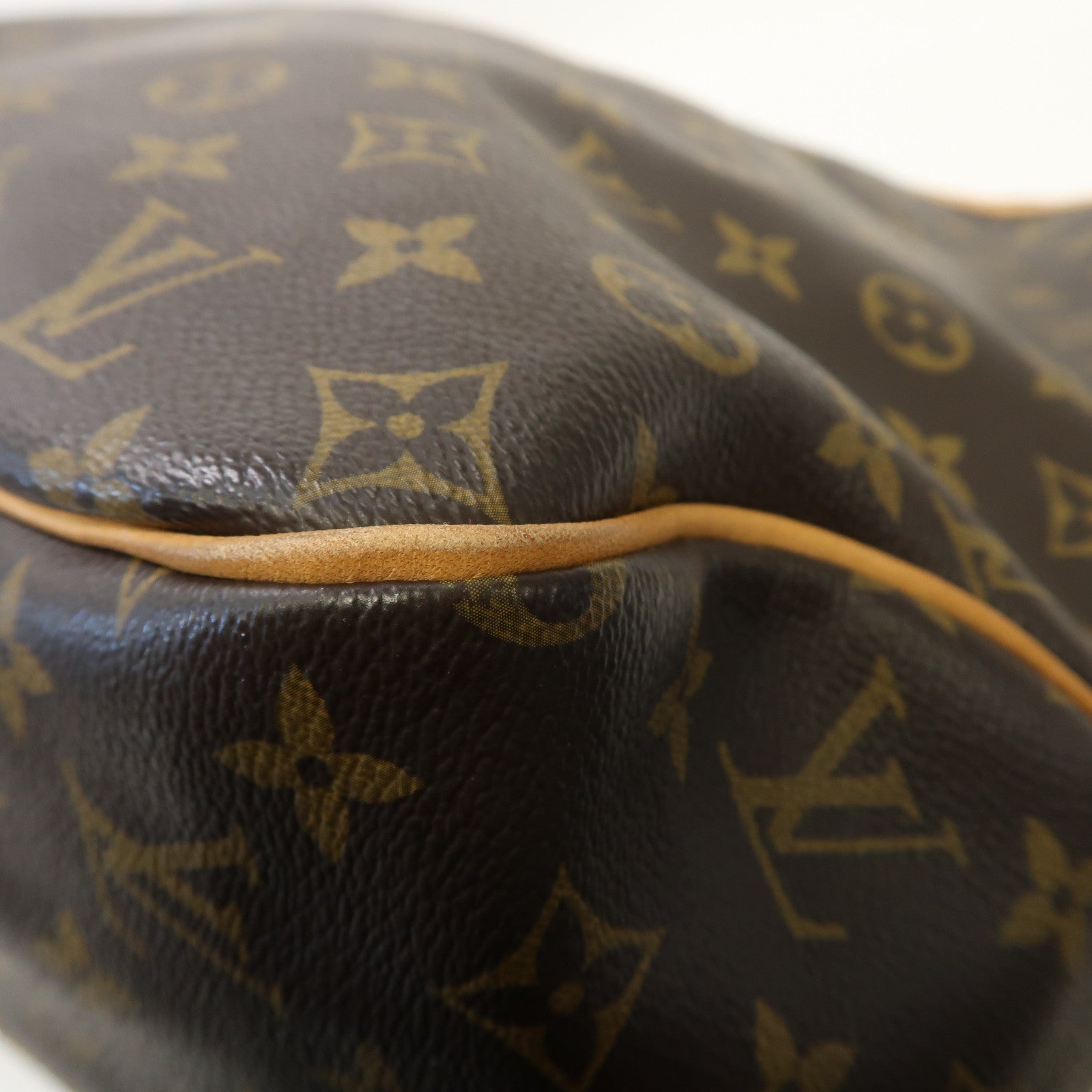 LOUIS VUITTON Monogram Delightful Tote GM金扣肩背袋啡色