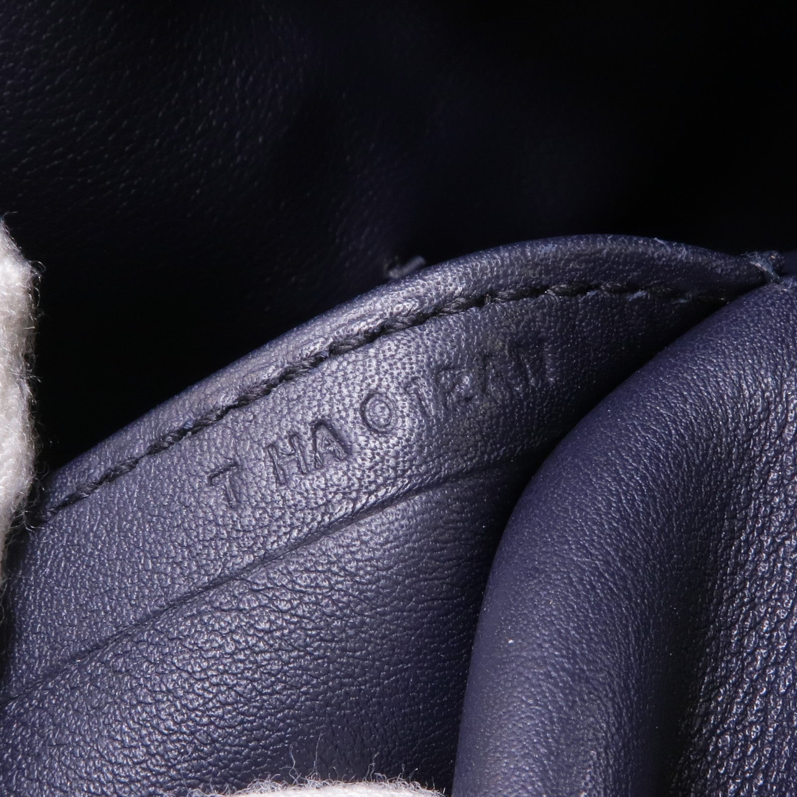 HERMES Swift皮革Tool Box 20金扣手挽肩背兩用袋Bleu Indigo