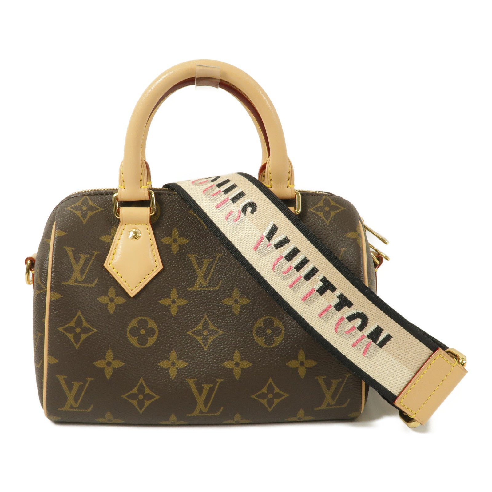 LOUIS VUITTON Monogram Speedy Bandouliere 20手挽肩背兩用袋