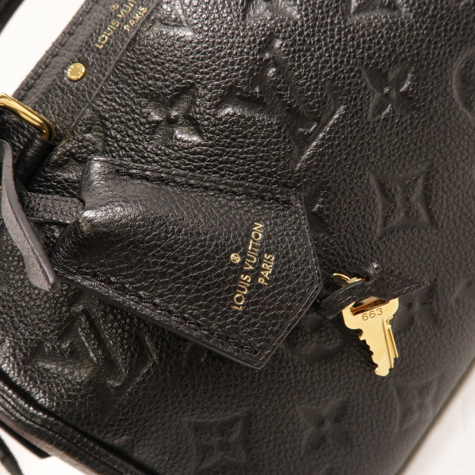 LOUIS VUITTON Monogram Empreinte Speedy Bandouliere 20手挽肩背兩用袋