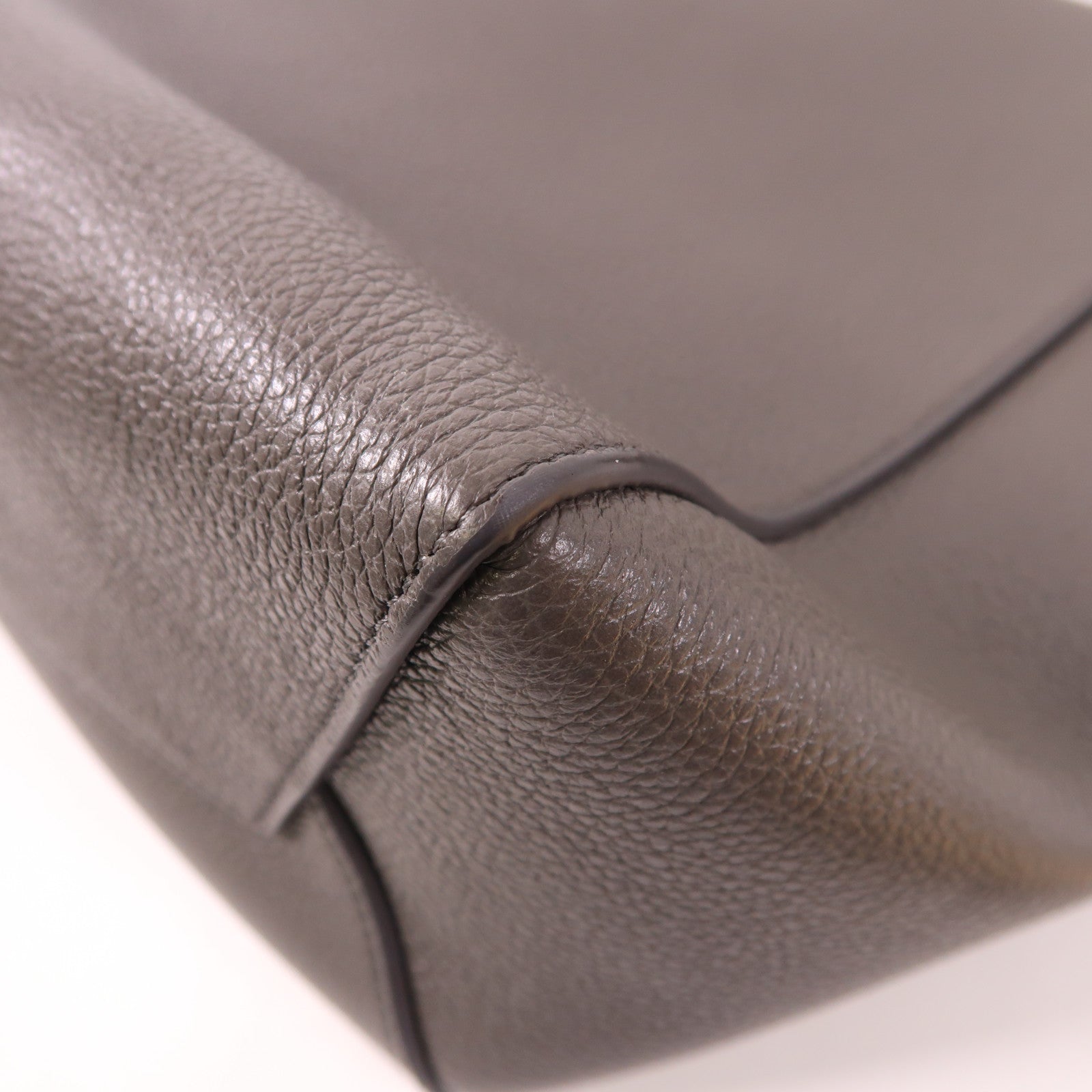 CELINE 牛皮皮革Sangle Bucket Bag金扣肩背袋