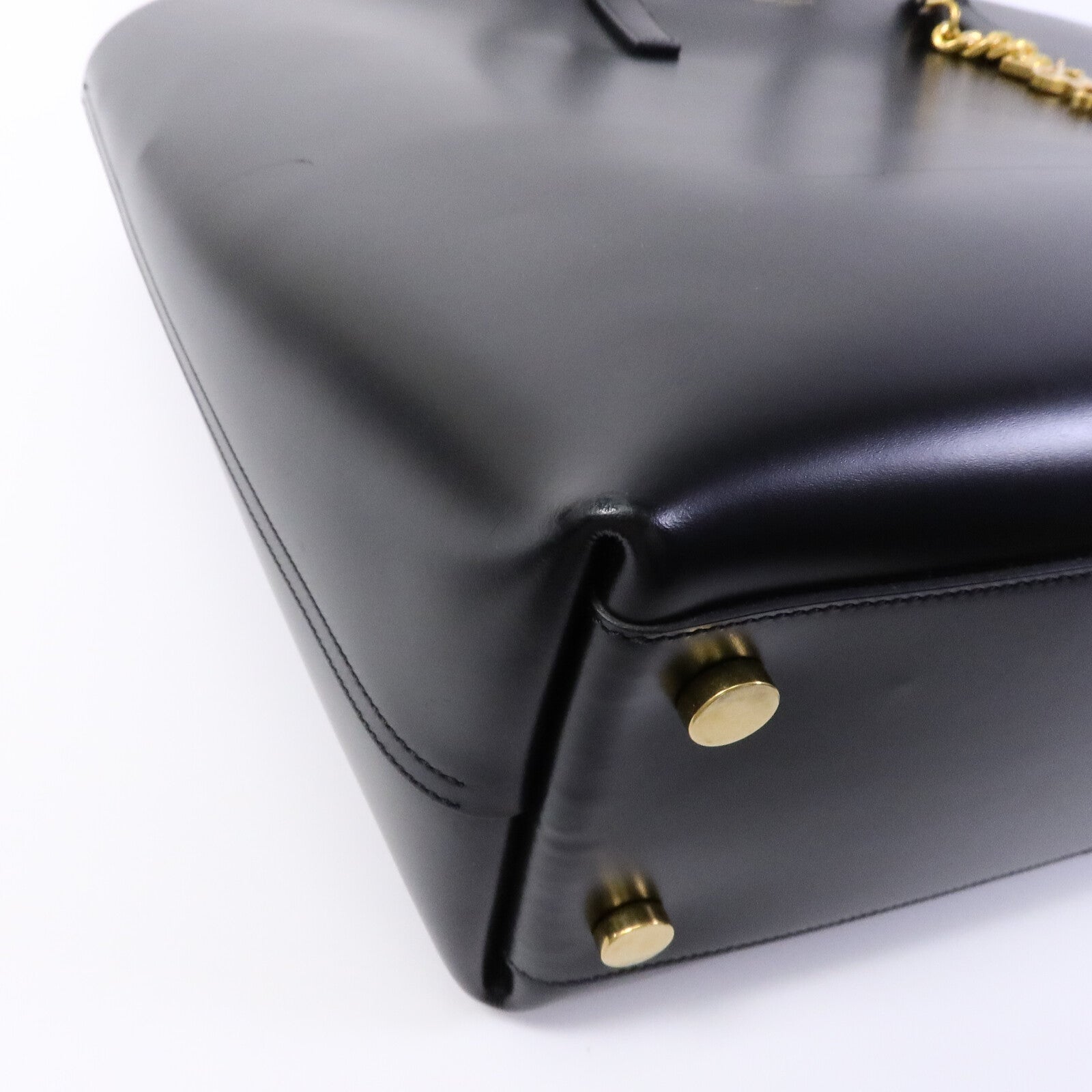SAINT LAURENT 牛皮皮革Tote Bag手挽袋