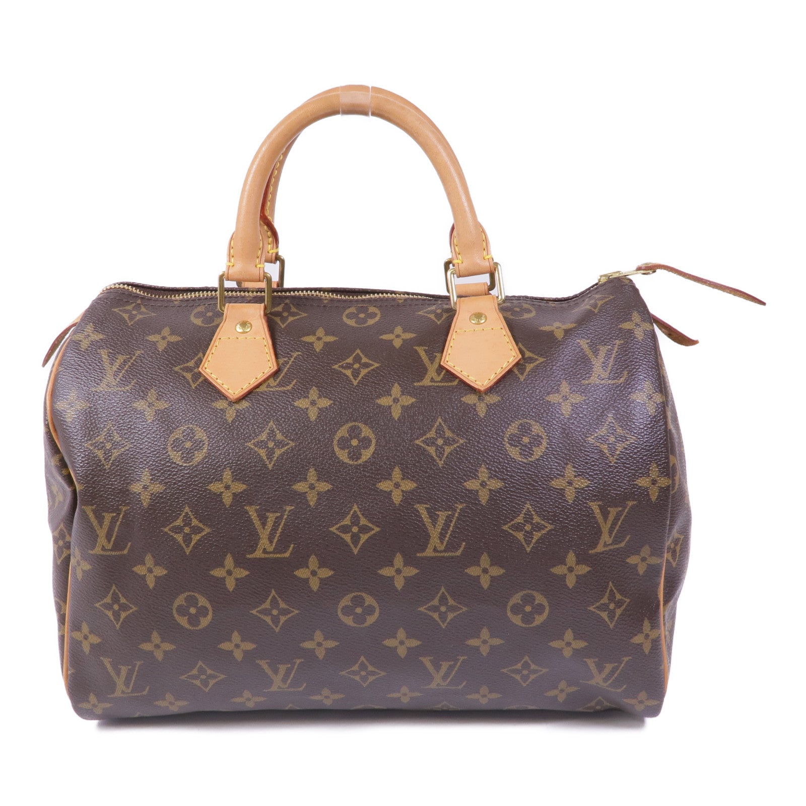 LOUIS VUITTON Monogram Speedy 30金扣手挽袋