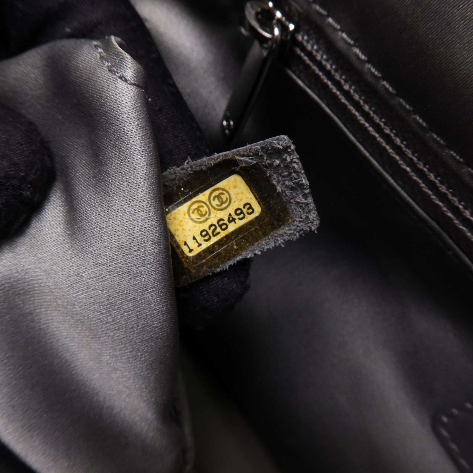 CHANEL 羊皮皮革Hand Bag銀扣肩背袋