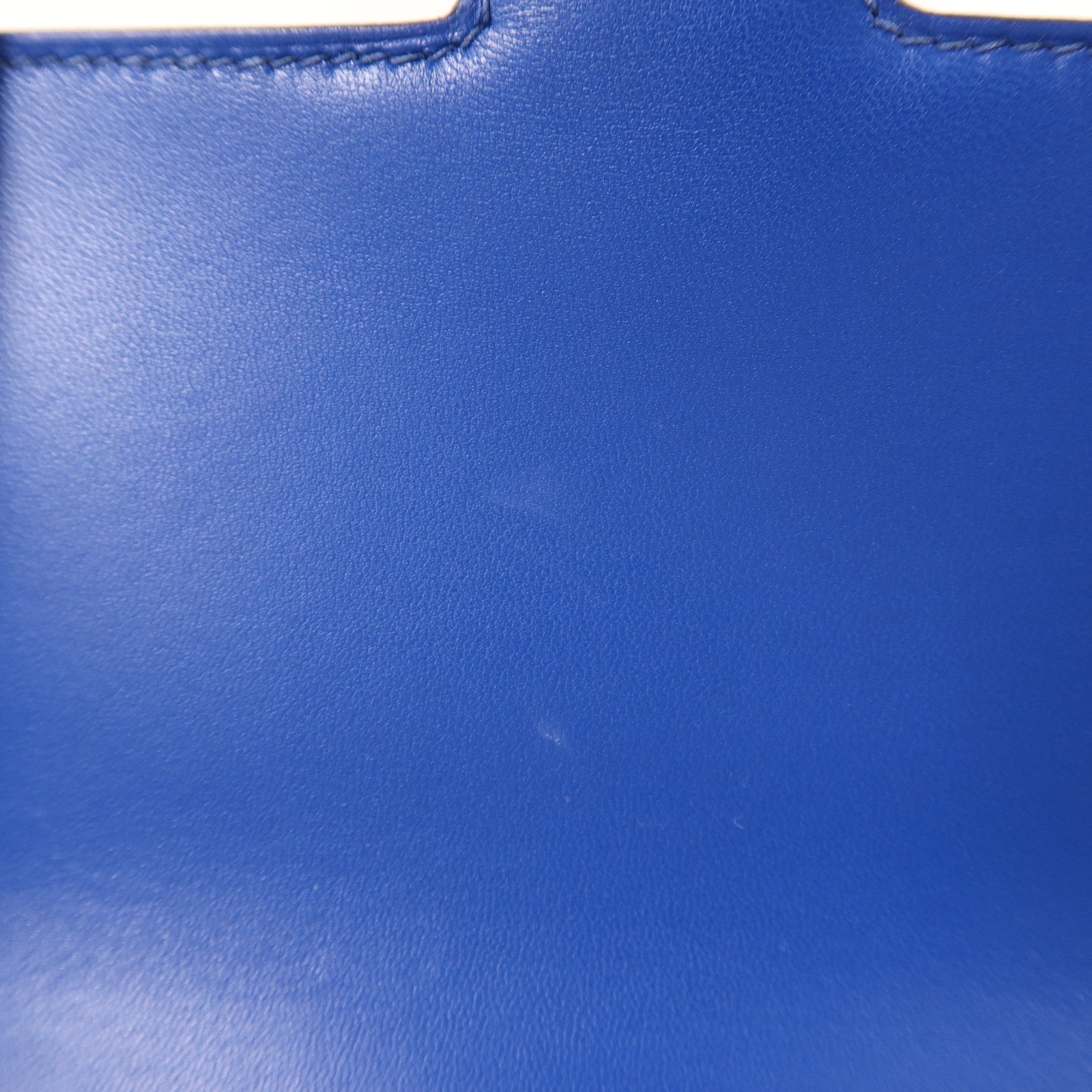 HERMES 【激減優惠】Epsom皮革Constance Mini銀扣手挽肩背兩用袋Bleu France