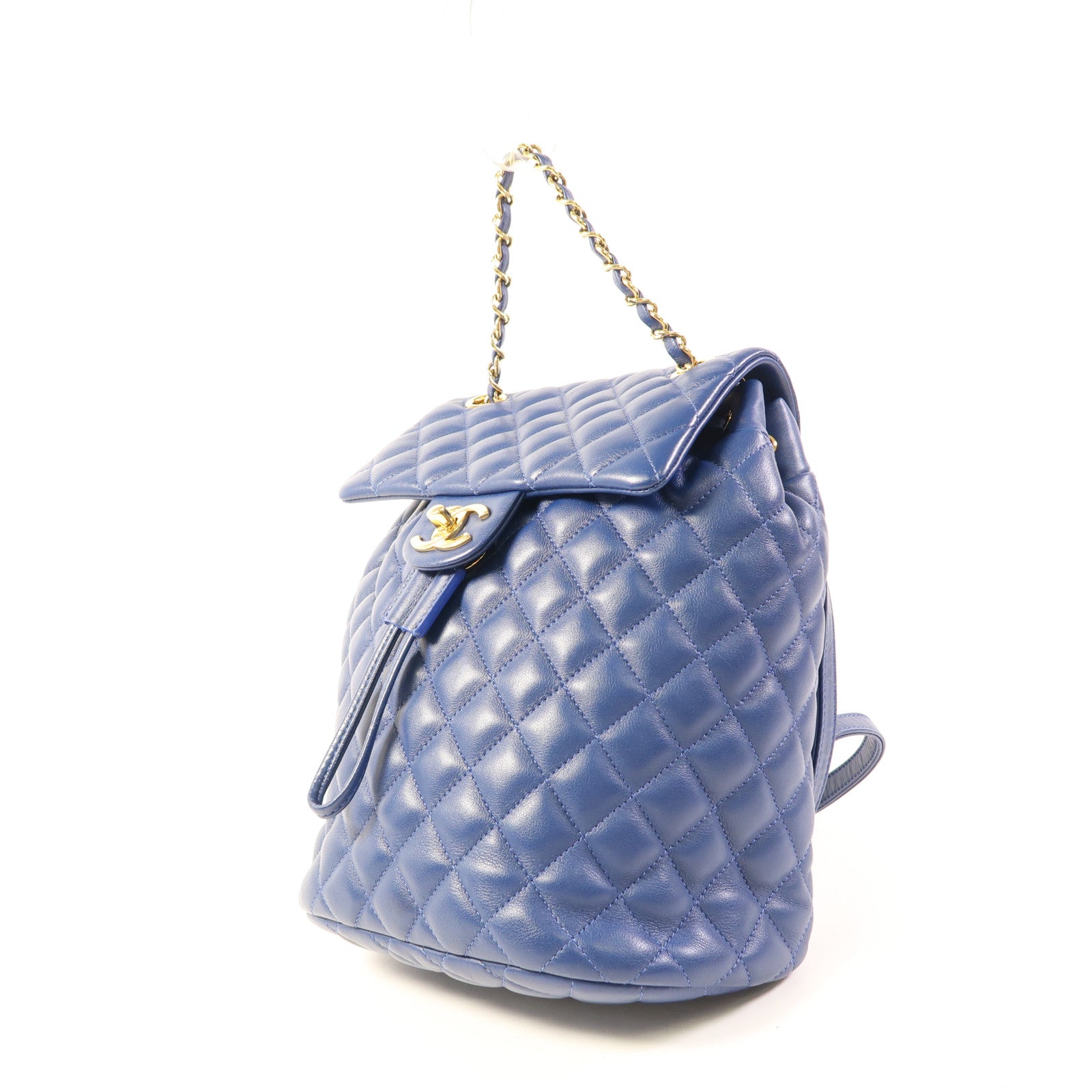 CHANEL 羊皮皮革Urban Spirit Backpack金扣背包