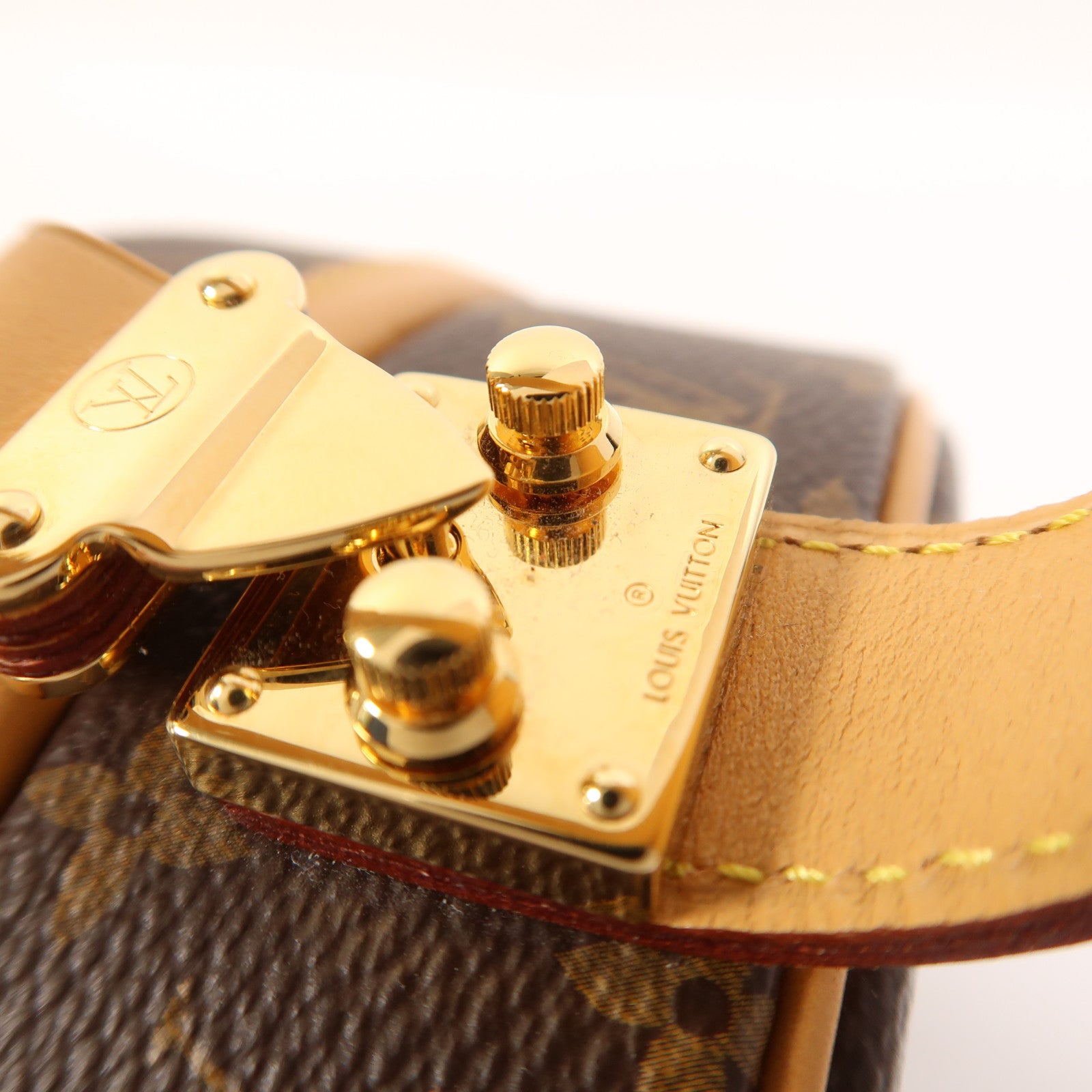 LOUIS VUITTON 【激減優惠】Monogram Petite Boite Chapeau金扣手挽肩背兩用袋